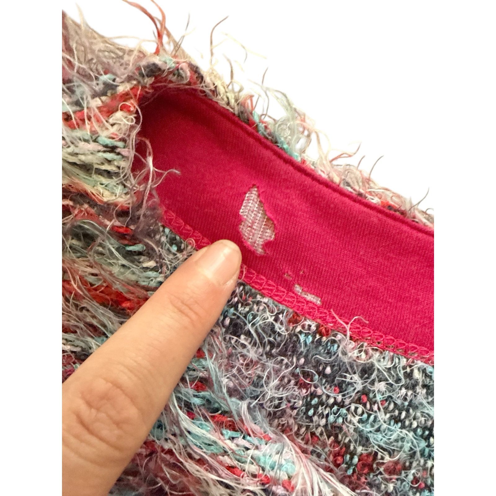 Anthropologie Anthropologie Women’s Multi-Color Eyelash Plush Knit Sweater Size S / US 4 / IT 40 - 8 Thumbnail