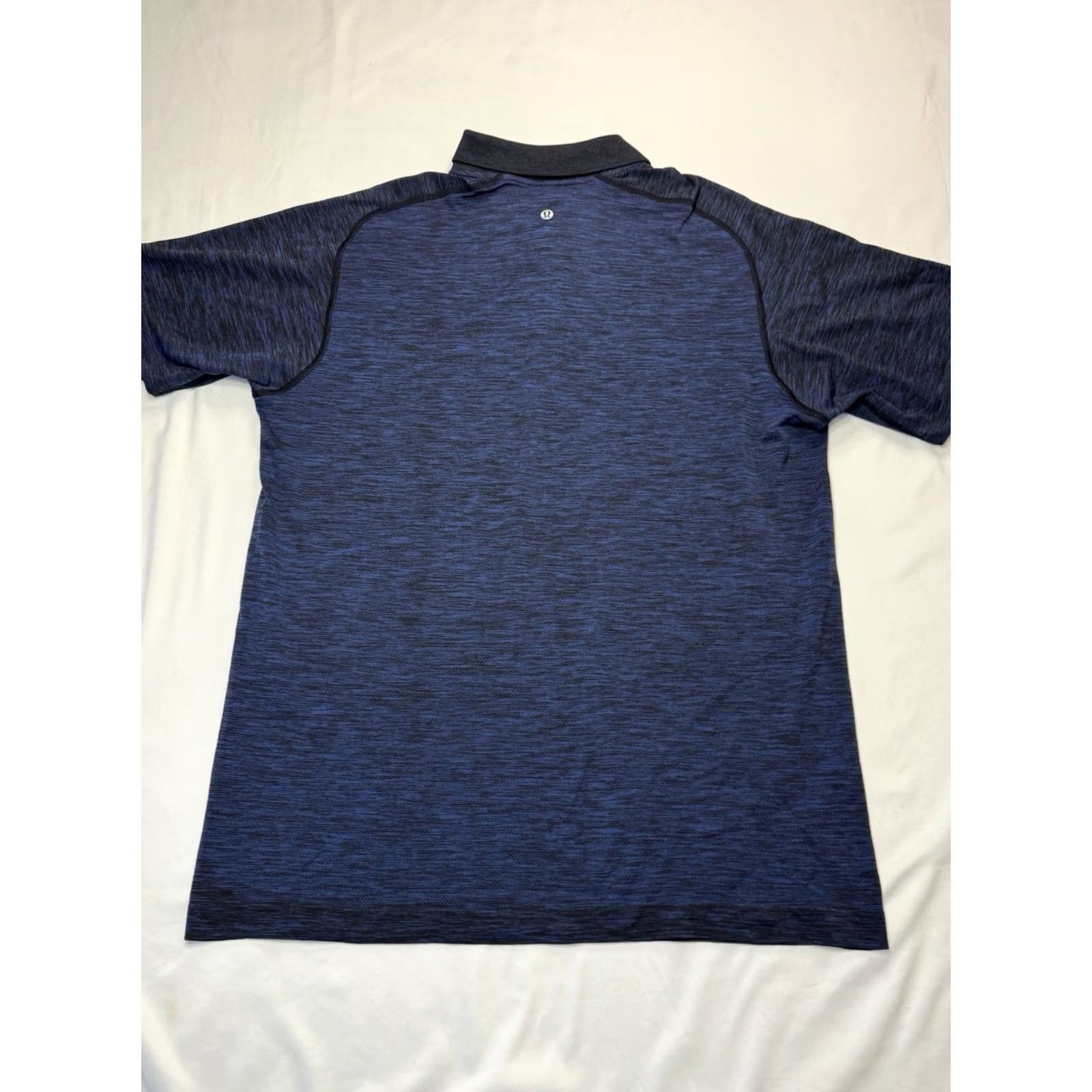Lululemon Lululemon Metal Vent Tech Short Sleeve Button Golf Polo Shirt Men's XL Blue Size US XL / EU 56 / 4 - 4 Thumbnail