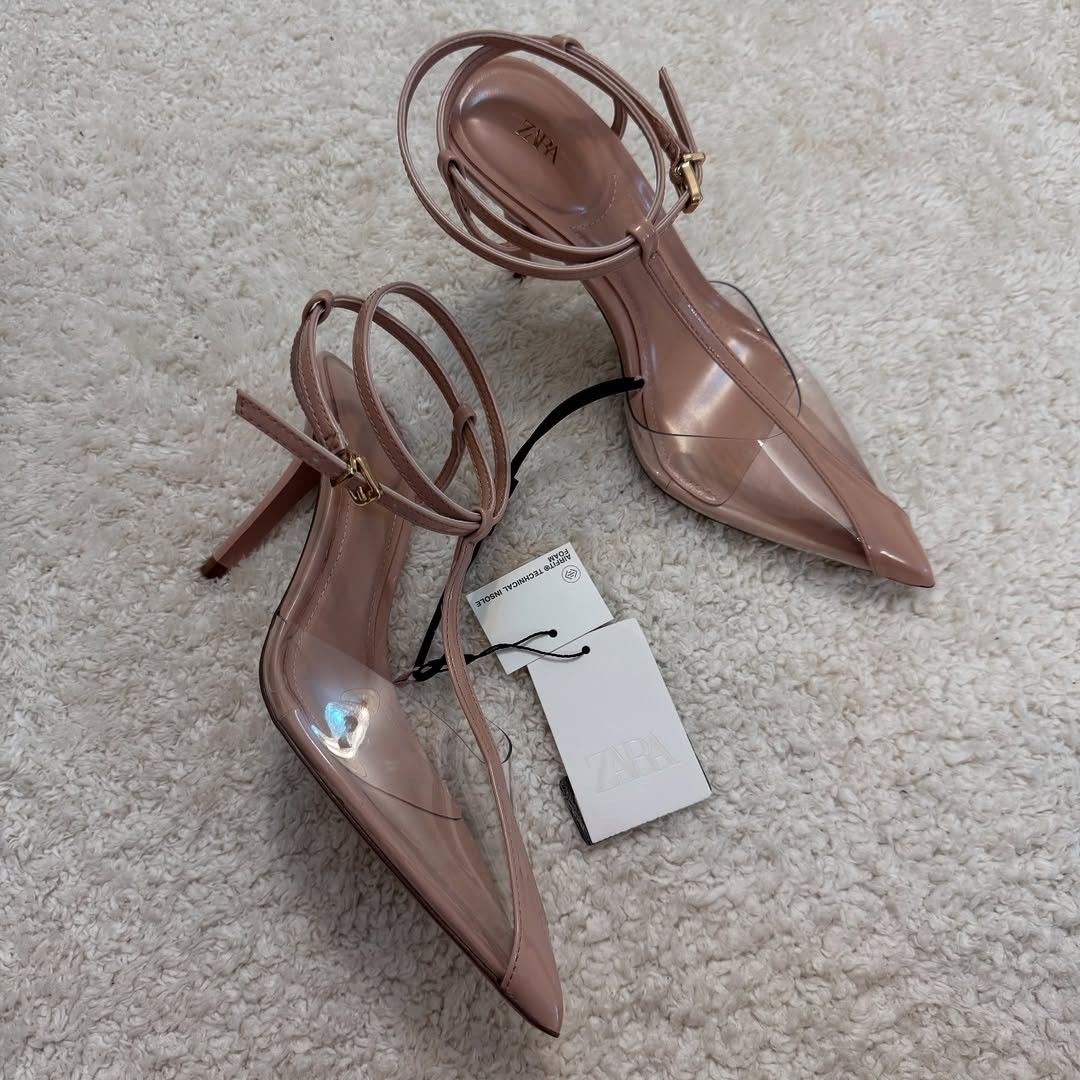 Zara ZARA Pointed Toe Slingback Heels NWT Size US 7.5 / IT 37.5 - 15 Thumbnail