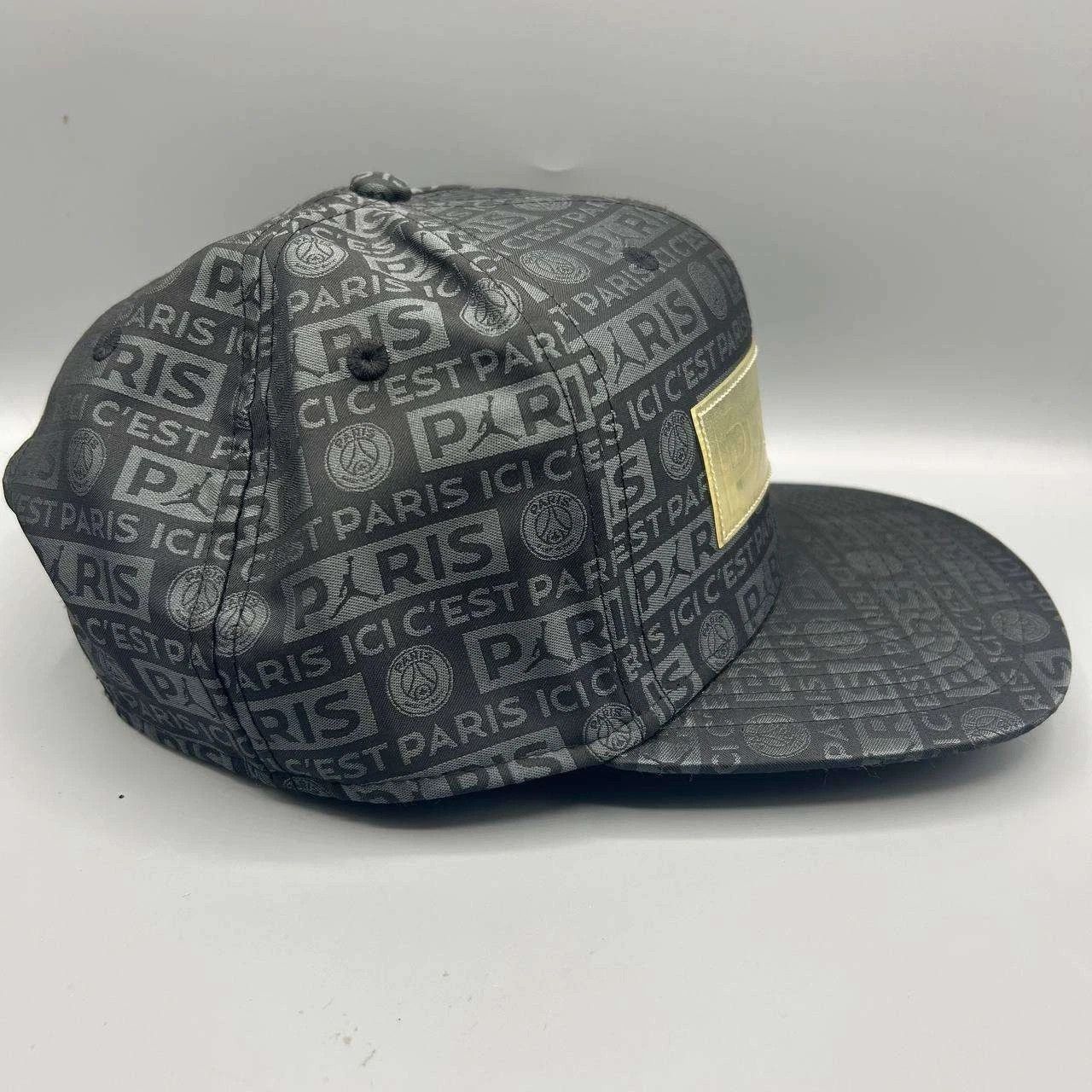Jordan Brand Air Jordan Paris Saint Germain Hat All Over Logo Snap Back Size ONE SIZE - 3 Thumbnail