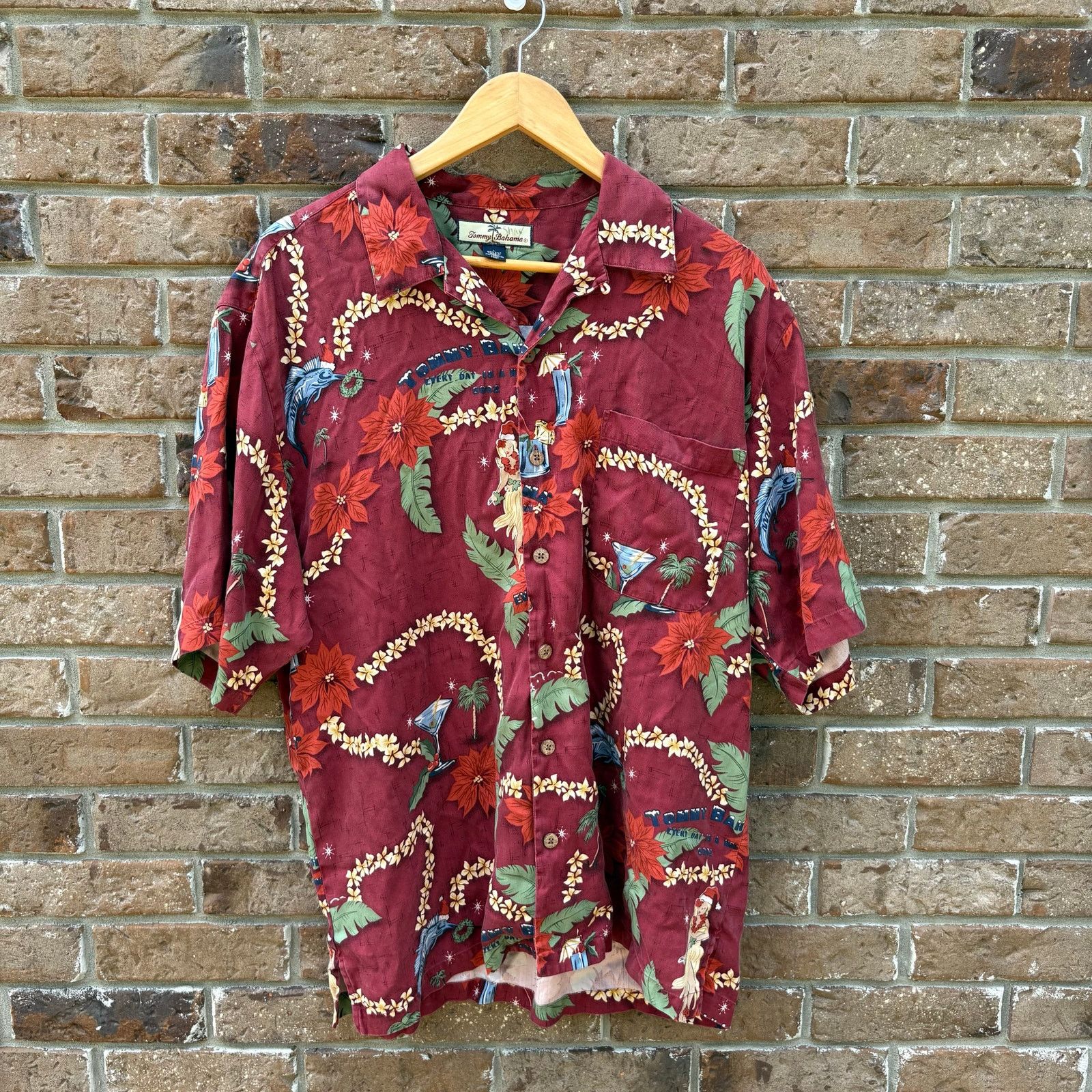 Tommy Bahama Crazy Vintage Y2K Tommy Bahama Rare Print Shirt Large Size US L / EU 52-54 / 3 - 1 Thumbnail