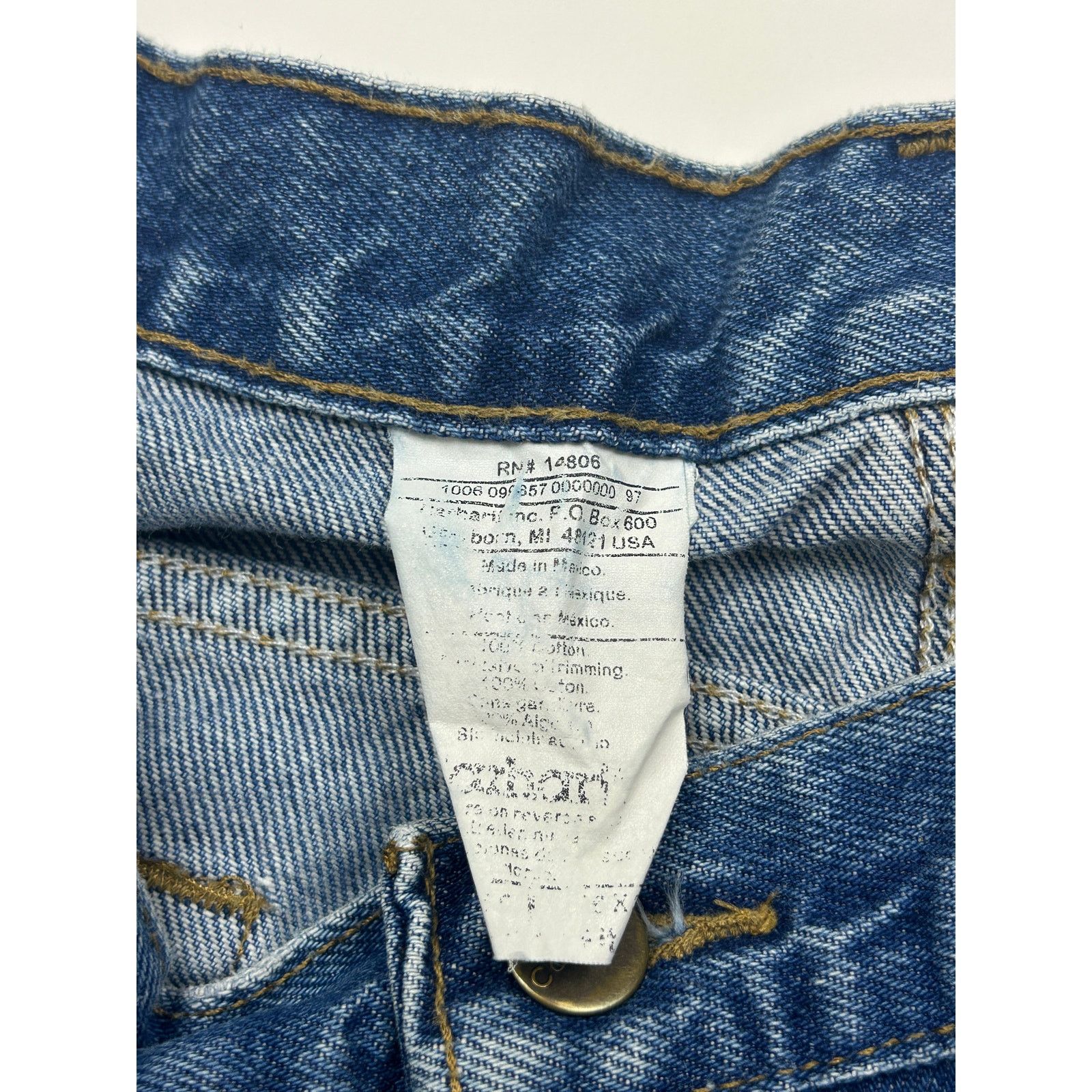 Carhartt Vintage Carhartt Denim Carpenter Dark Jeans Pants 36W Size US 36 / EU 52 - 3 Thumbnail