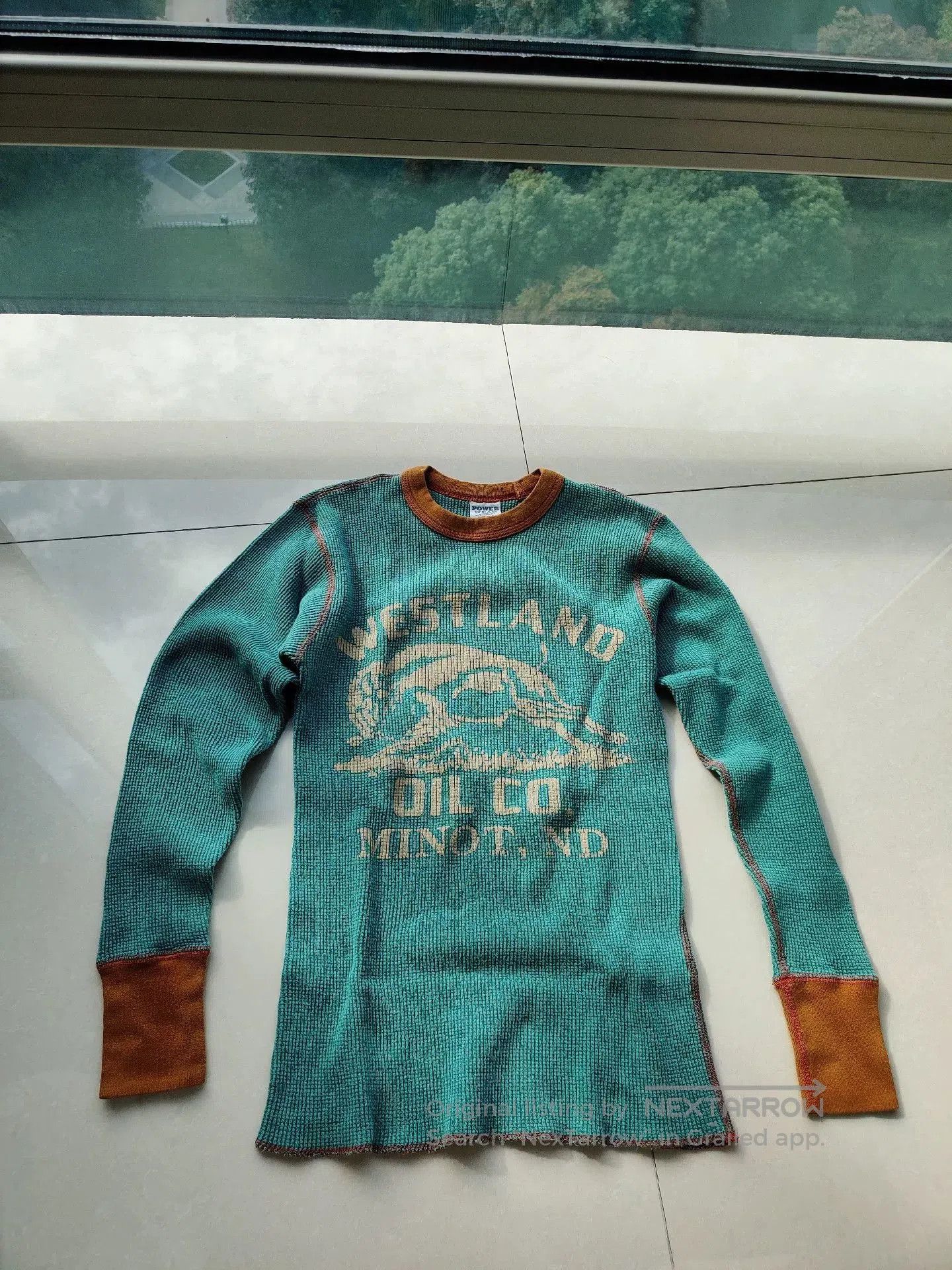 Freewheelers Bootleggers Youth Waffle Tee Skull Design. Size US M / EU 48-50 / 2 - 1 Thumbnail