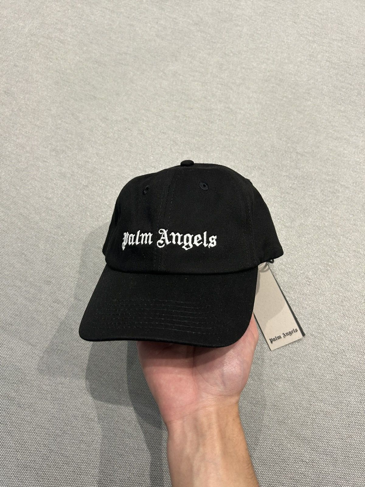 Palm Angels Palm Angles Classic Logo Cap Black White Size ONE SIZE - 1 Thumbnail