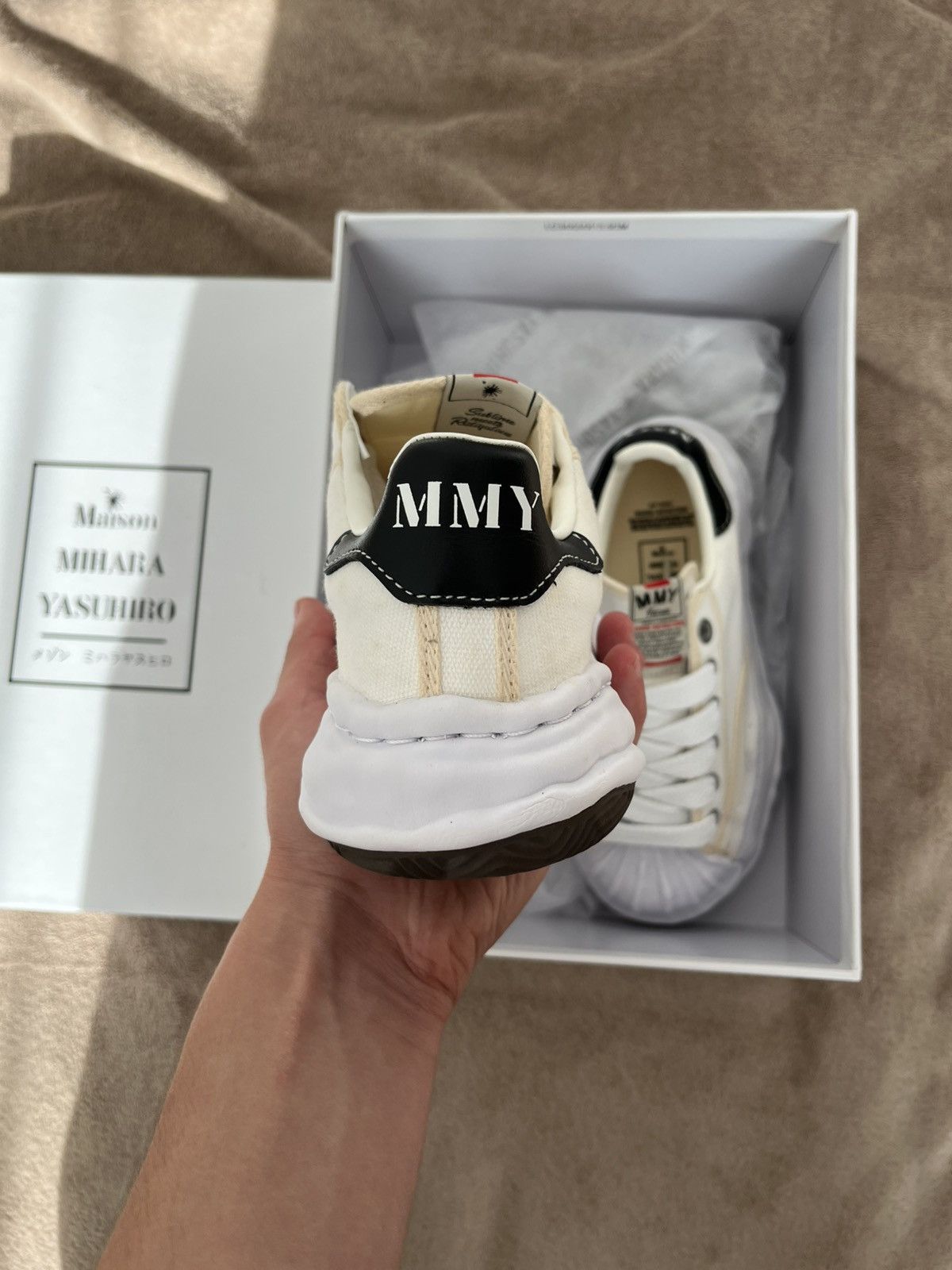 Maison MIHARA YASUHIRO Maison Mihara Yasuhiro OG Sole Canvas Low| New | 38 EU 24 cm Size US 7 / IT 37 - 5 Thumbnail