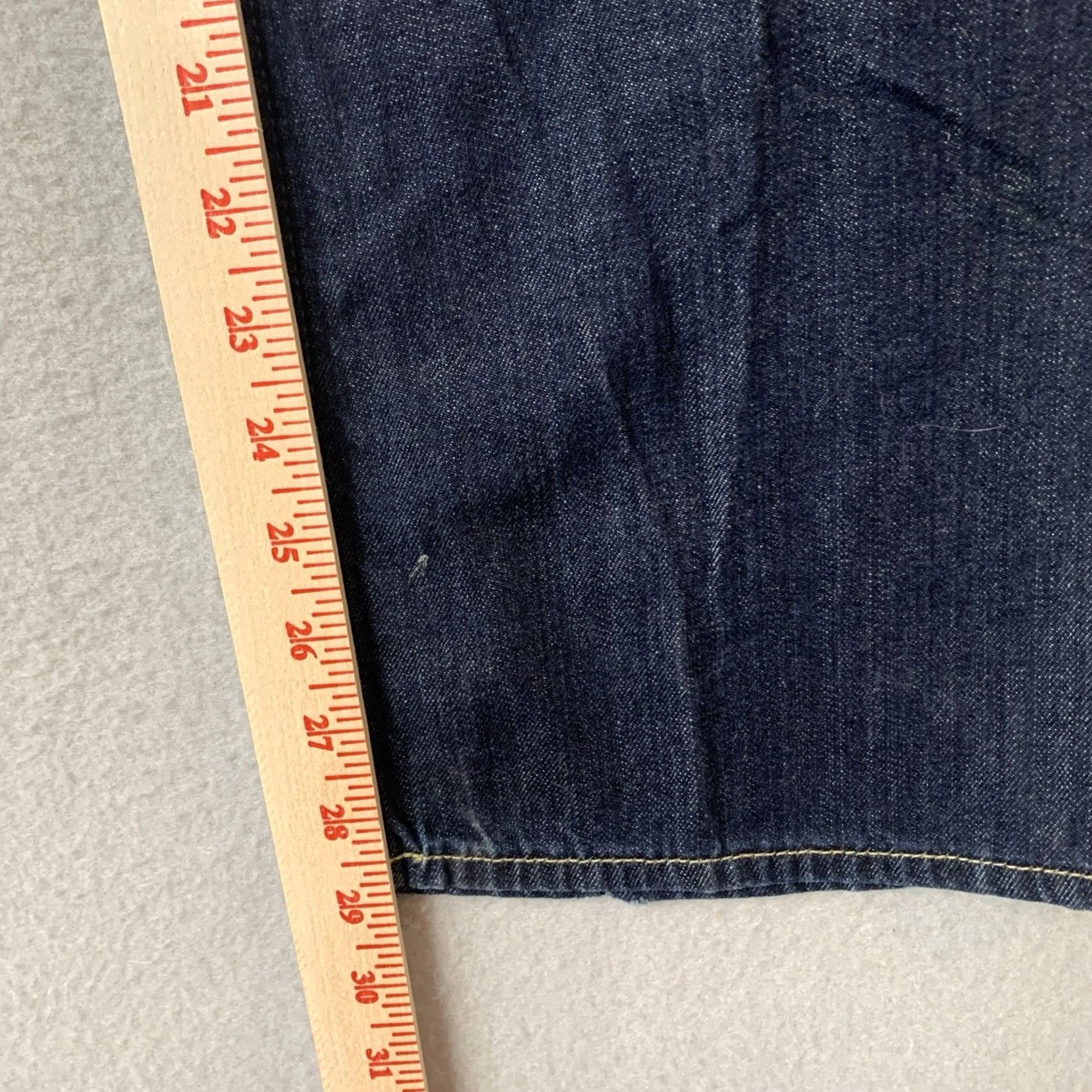Vintage American Eagle Jeans Mens 33x30 Blue Low Rise Bootcut Regular Inseam 30in Denim Cotton Zipper Button Logo Size US 33 - 5 Thumbnail