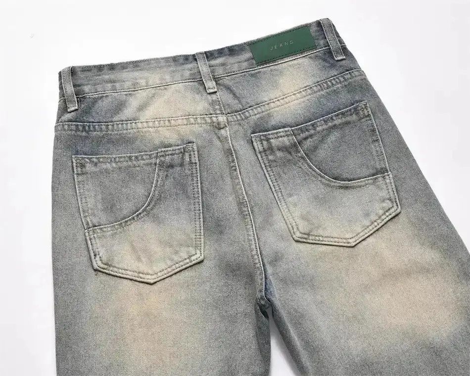 Japanese Brand Y2K Men Pockets Stitching Jeans Size US 32 / EU 48 - 6 Thumbnail