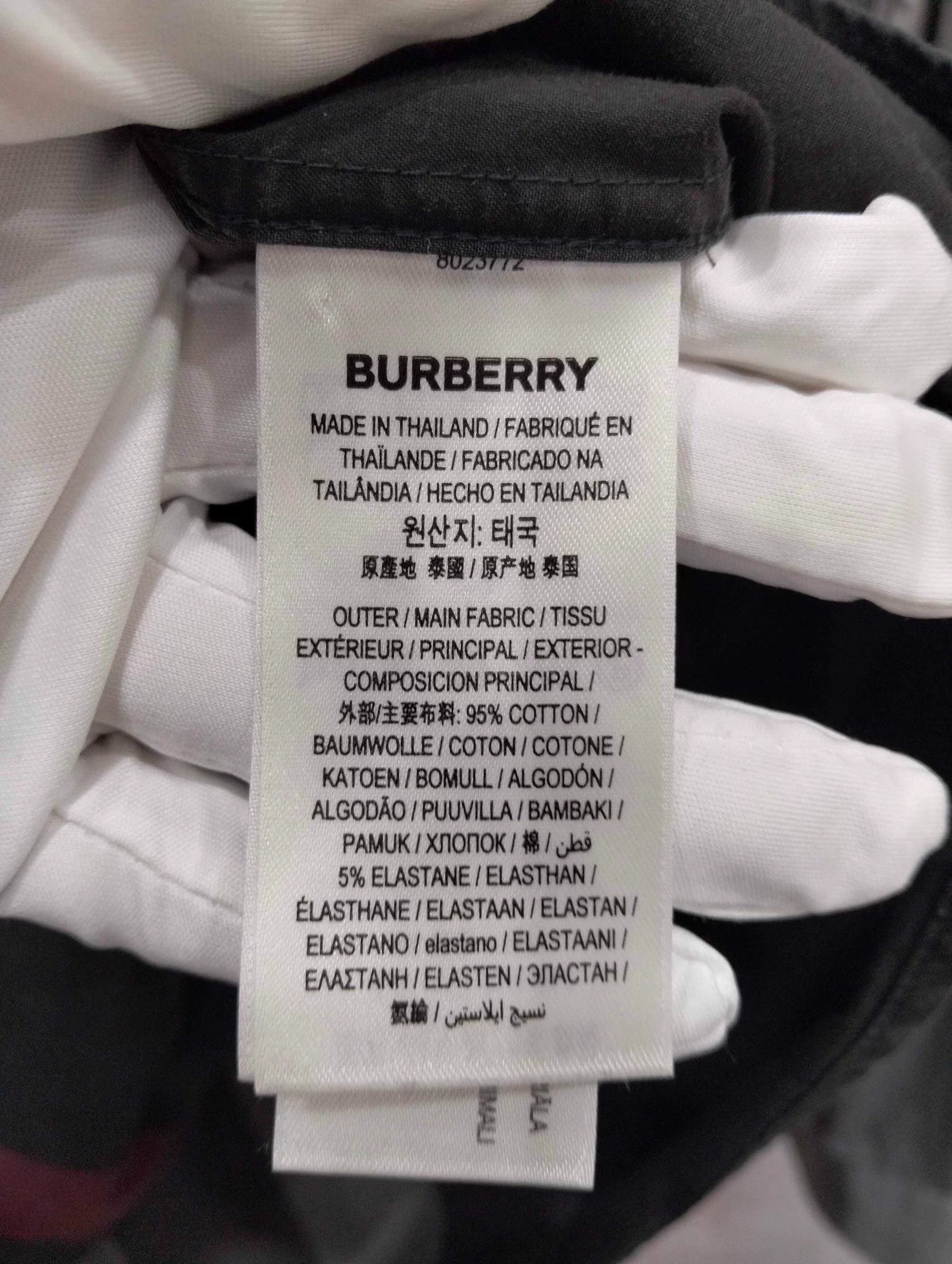 Burberry Burberry Dark Grey Check Long-Sleeve Shirt Size S Size US S / EU 44-46 / 1 - 6 Thumbnail