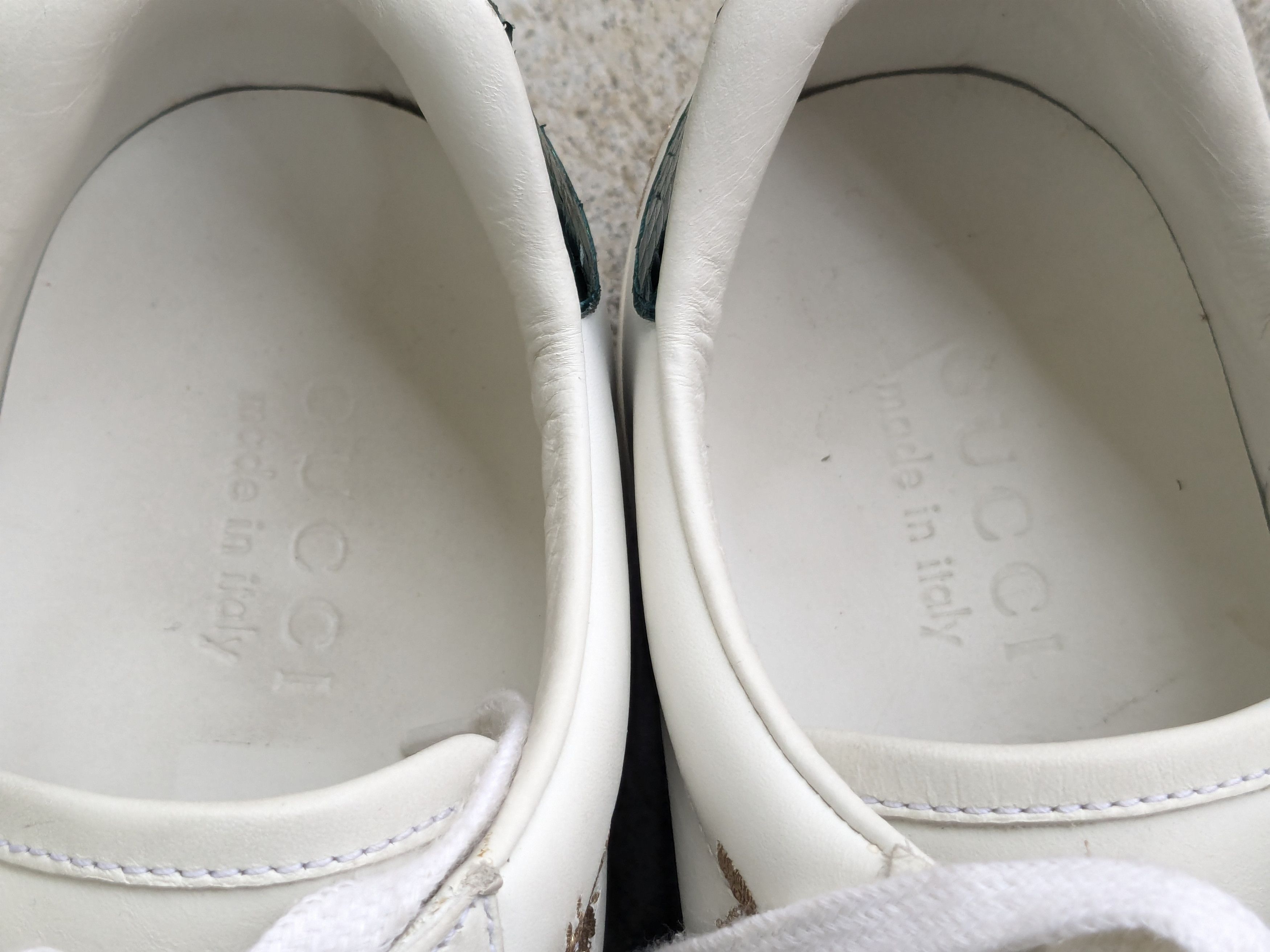 Gucci Gucci Ace Sneakers White Bee Stars Low 7 Leather Size US 7 / EU 40 - 10 Thumbnail