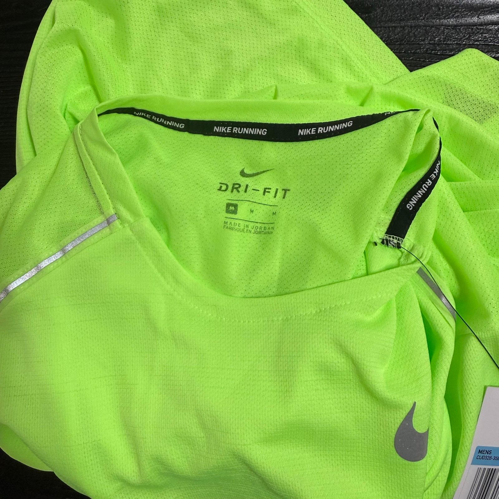 Nike Nike Running Neon Green Dri-Fit Performance Tee | Sz M Size US M / EU 48-50 / 2 - 5 Thumbnail