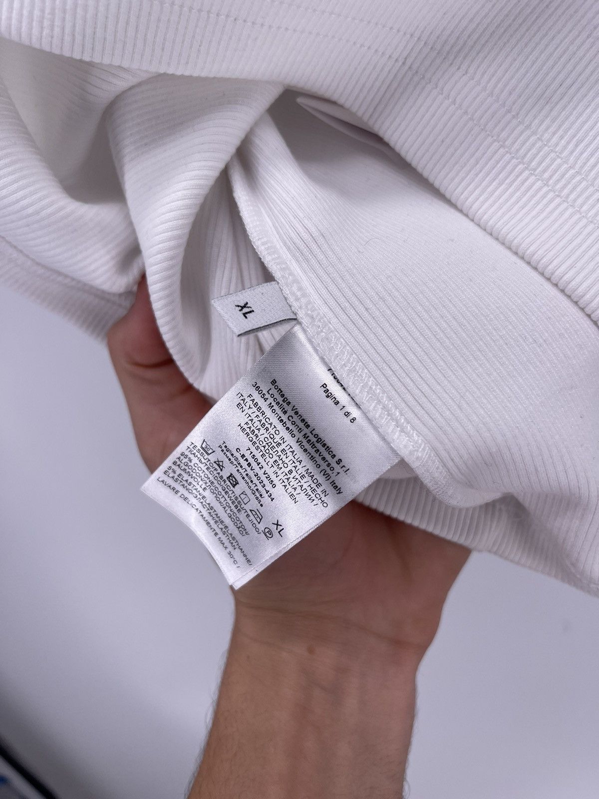 Bottega Veneta Bottega Veneta White Tank Top Size L Size US L / EU 52-54 / 3 - 5 Thumbnail