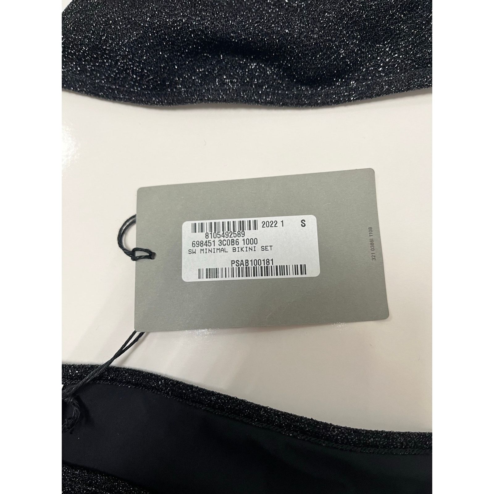 Balenciaga Authentic Balenciaga Metallic Glitter Triangle Bikini Set Size S / US 4 / IT 40 - 8 Thumbnail