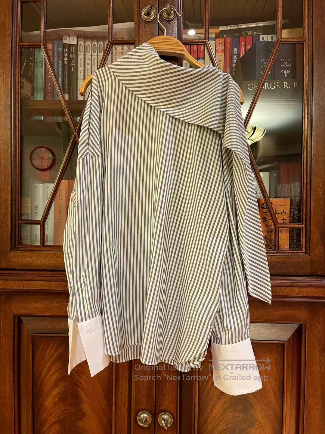 Brunello Cucinelli Silk Off-Shoulder Blouse.