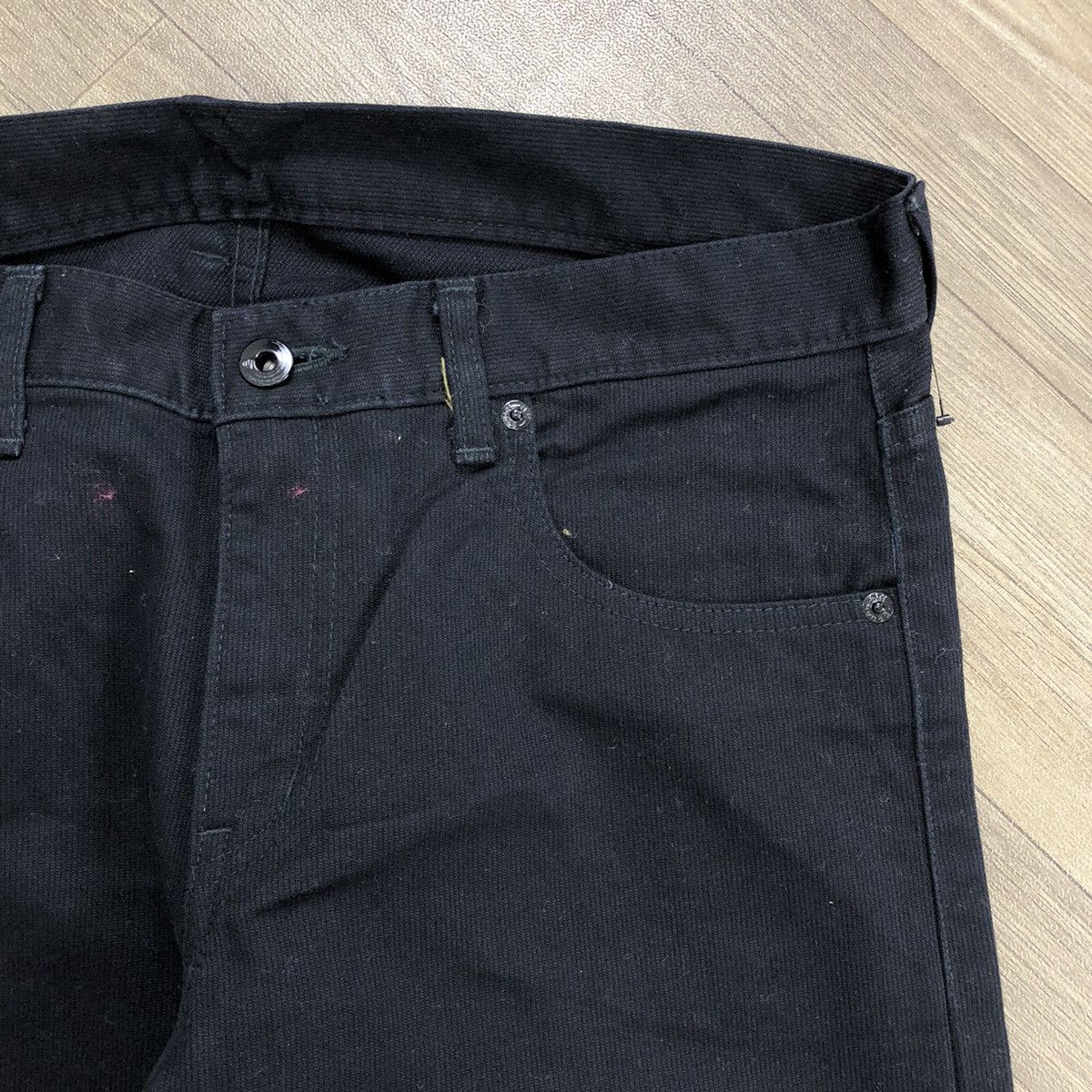 Japanese Brand × Neighborhood 2002s Neighborhood Narrow Black Denim Pants Size US 33 - 4 Thumbnail