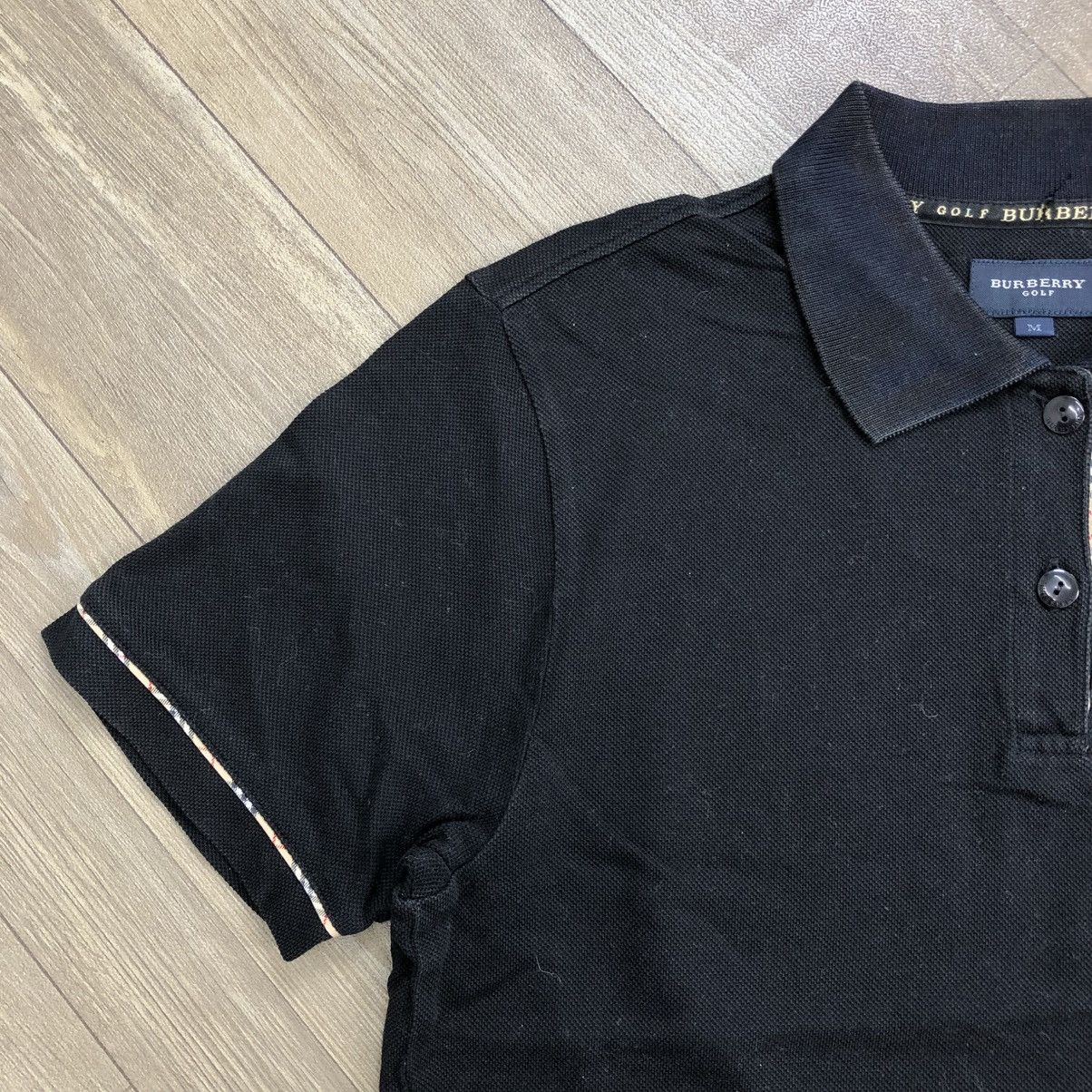 Burberry × Designer × Vintage Vintage Burberry Golf Nova Check Polo Shirt Women Size M / US 6-8 / IT 42-44 - 4 Thumbnail