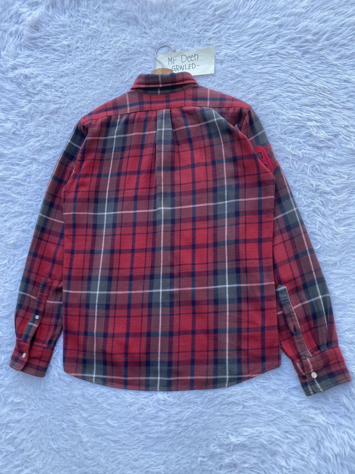 Bape Rare Vintage BAPE Flannel Longsleeve Shirt Size US M / EU 48-50 / 2 - 22 Thumbnail
