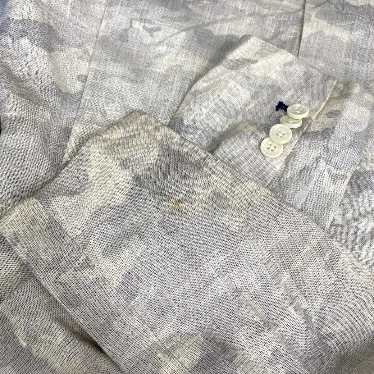 Zara ZARA MAN Multi Pockets Camoflage Overprint Grey Blazer Coat Size US M / EU 48-50 / 2 - 10 Thumbnail