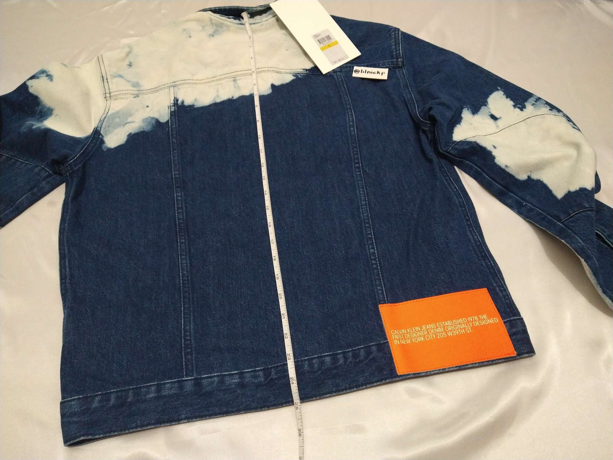 Calvin Klein 205W39NYC EST. 1978 Lunar Ascent Denim Trucker Jacket Size US M / EU 48-50 / 2 - 5 Thumbnail