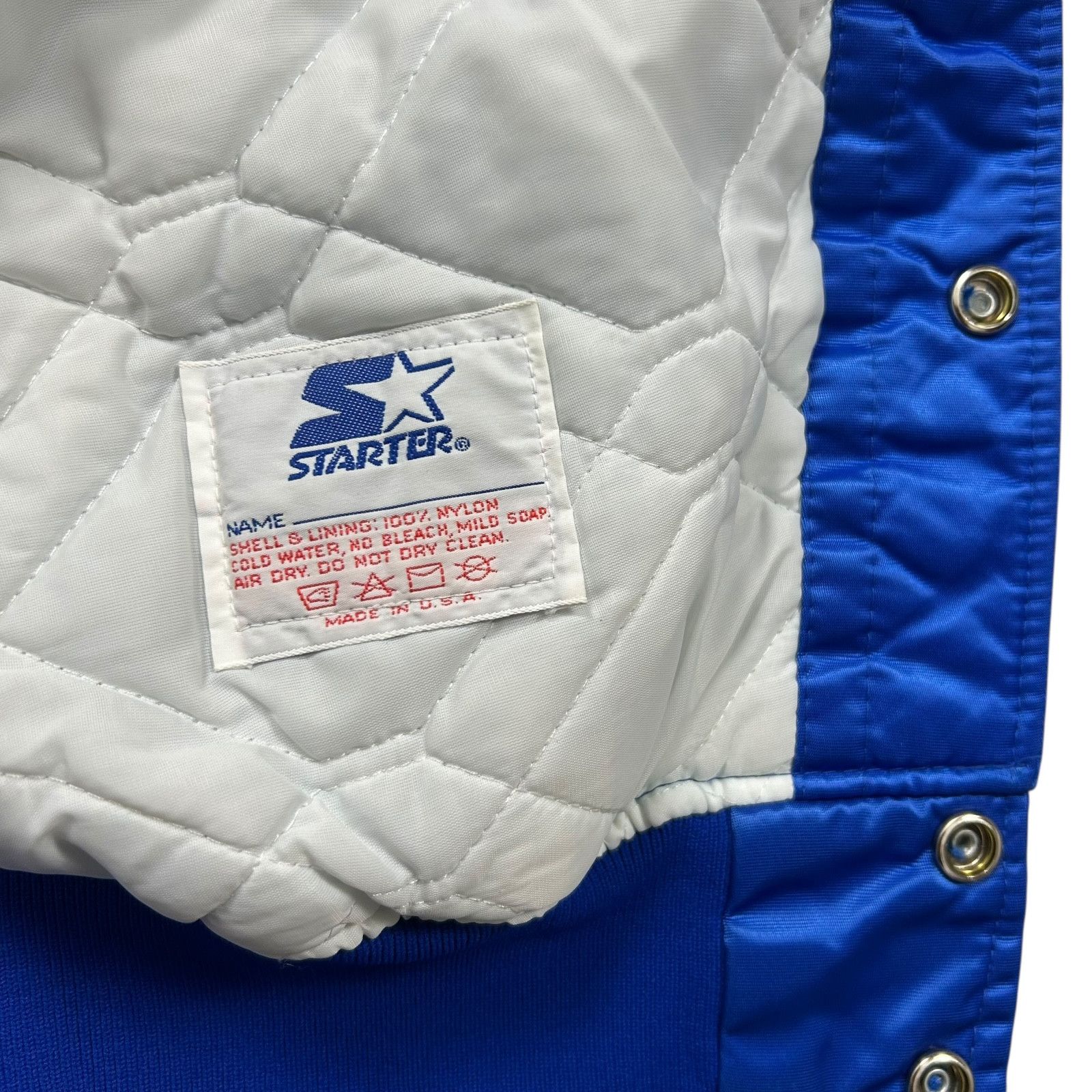 MLB VTG 90s LOS ANGELES DODGERS STARTER SATIN BOMBER JACKET Size US M / EU 48-50 / 2 - 7 Thumbnail