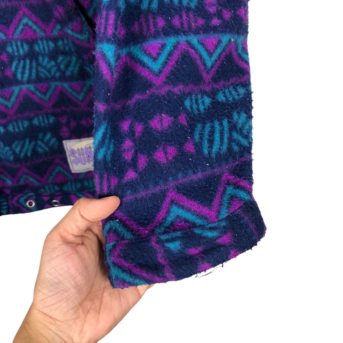 Japanese Brand 📌Vintage Half Zipper Navajo Fleece Jacket Sunbitt SnowBoards Size US M / EU 48-50 / 2 - 14 Thumbnail