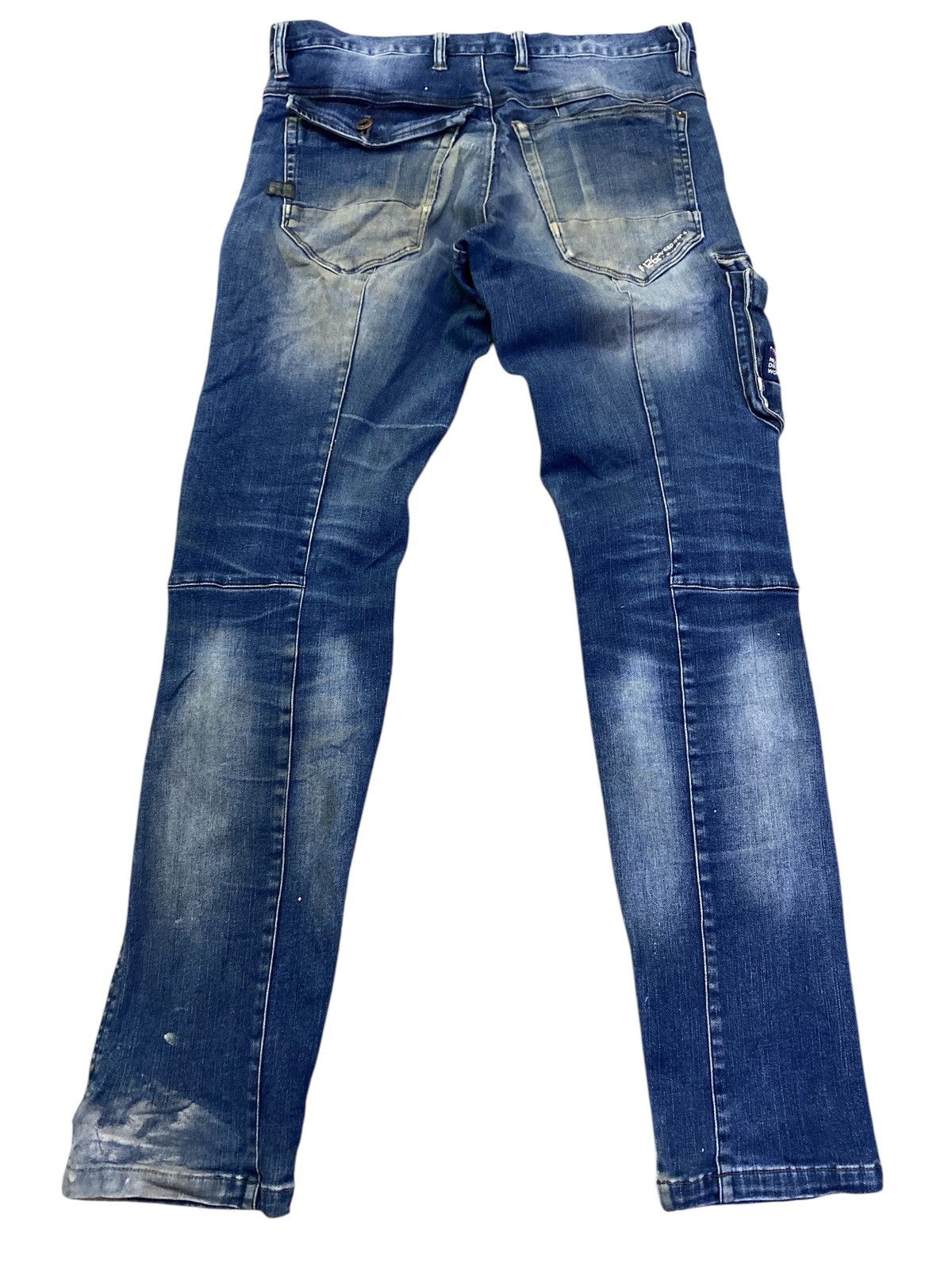 FRONTEER × Japanese Brand I.Z Fronteer Workwear Heavy Cargo Denim Size US 31 - 12 Thumbnail