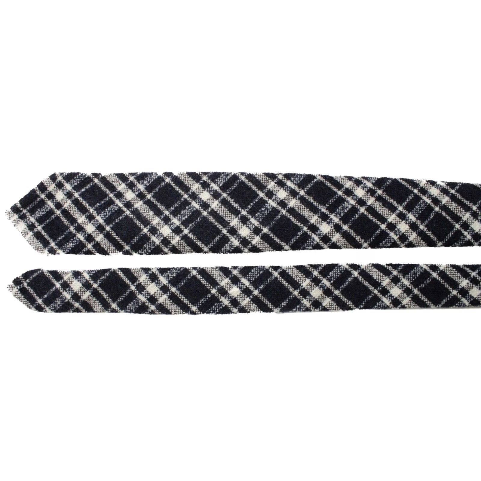 Suitsupply Suitsupply Tie Men's 150 X 7 CM Wool Blend Check Pattern Blue Formal Business Tie Size ONE SIZE - 2 Thumbnail