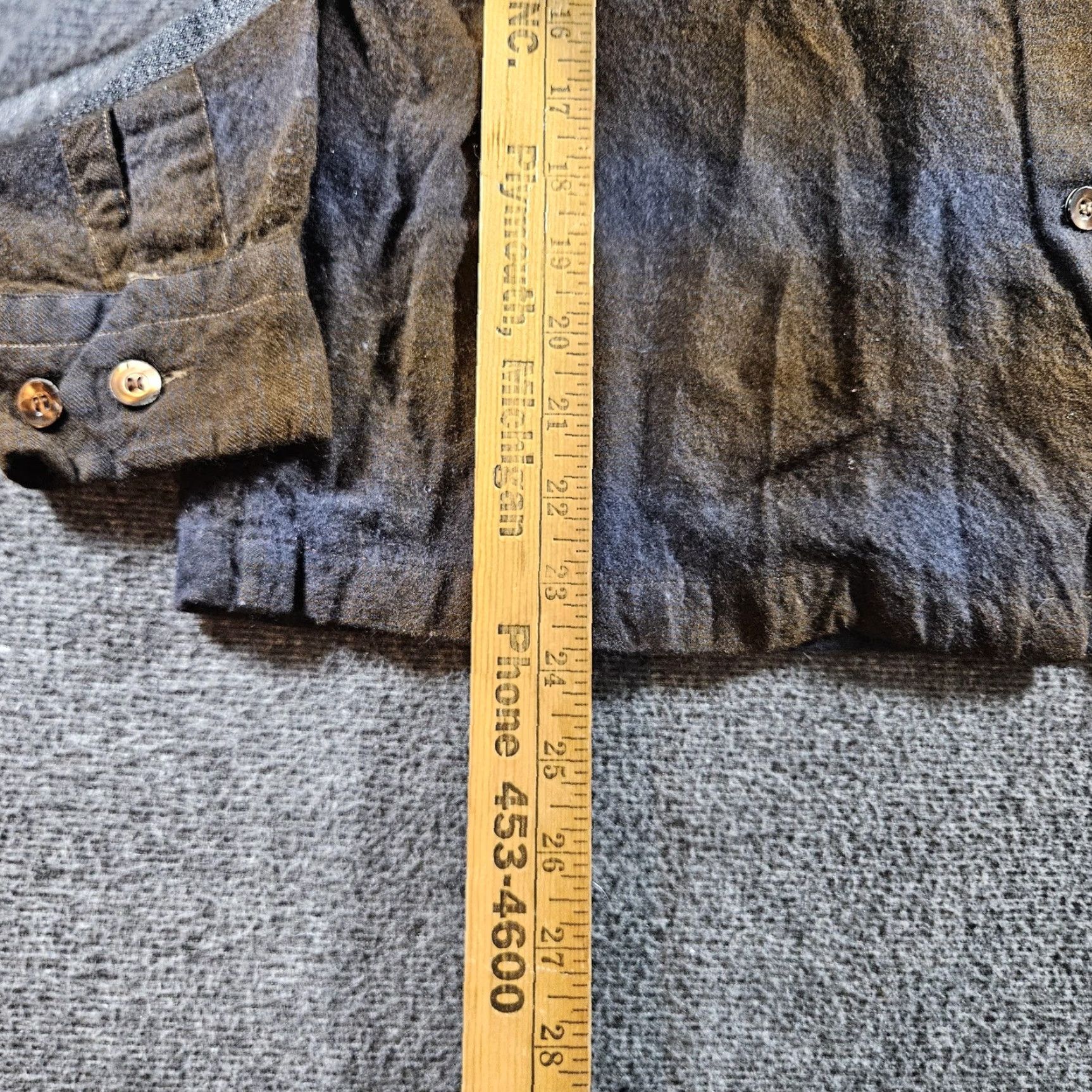 Vintage VINTAGE Game & Lake Jacket Mens Large Brown Wool Lined Made Italy Outdoor 60s Size US L / EU 52-54 / 3 - 6 Thumbnail