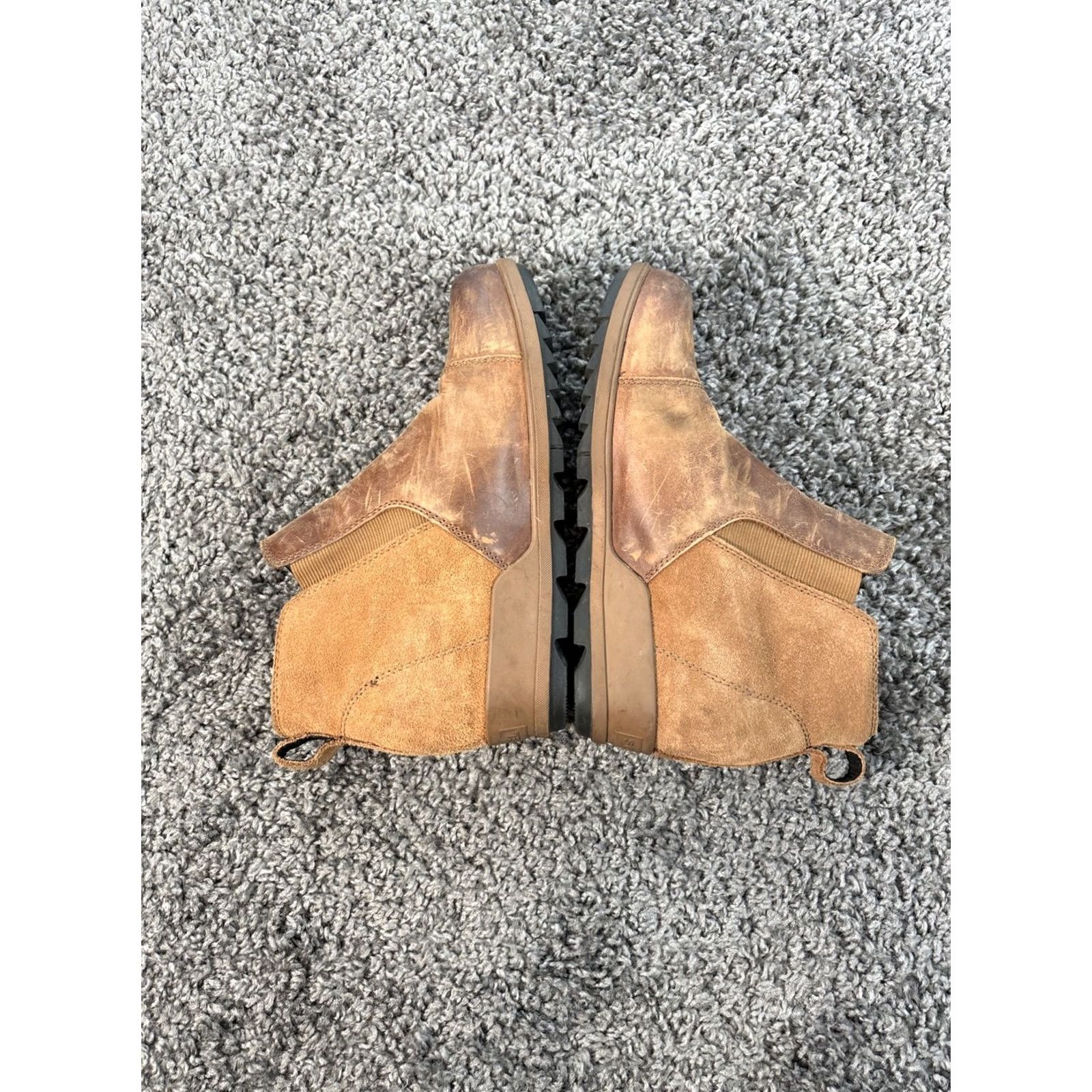 SOREL Sorel Womens Bootie Evie Wedge Heel Ankle Boot Brown Leather 8.5 M NL3816-242 Casual, Travel, Workwear 2-2.9 in Size US 9 / IT 39 - 7 Thumbnail