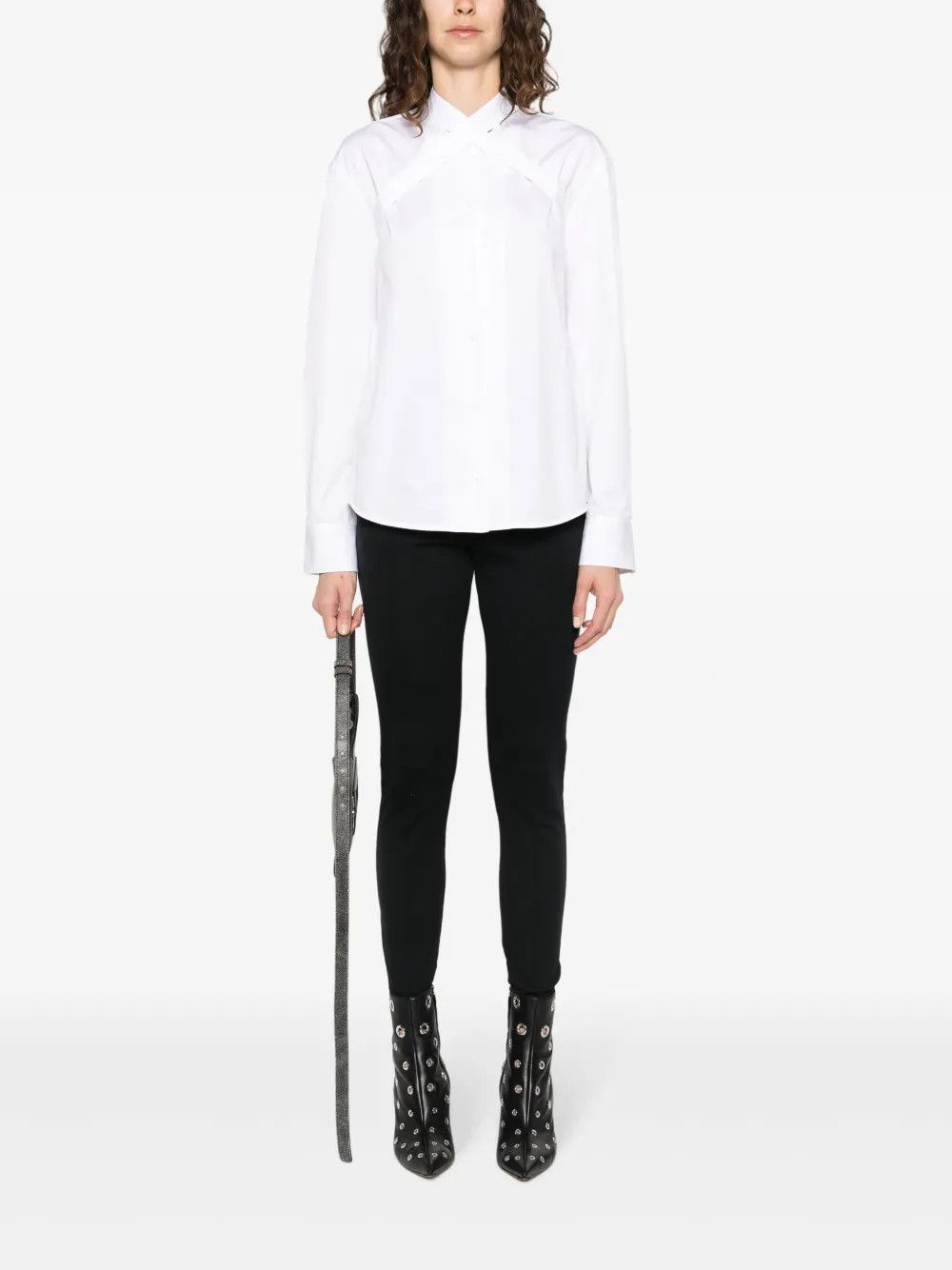 Off-White o1y1225 Solid Color Shirt in White Size S / US 4 / IT 40 - 5 Thumbnail
