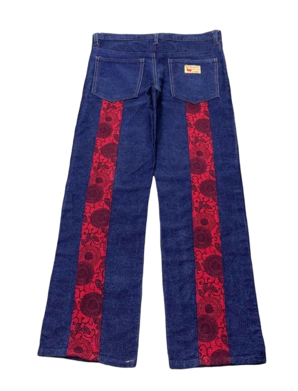 Christian Audigier × Ed Hardy 2000s Rei’s Japan Herringbone Indigo Jeans Evisu Style Size US 32 / EU 48 - 7 Thumbnail