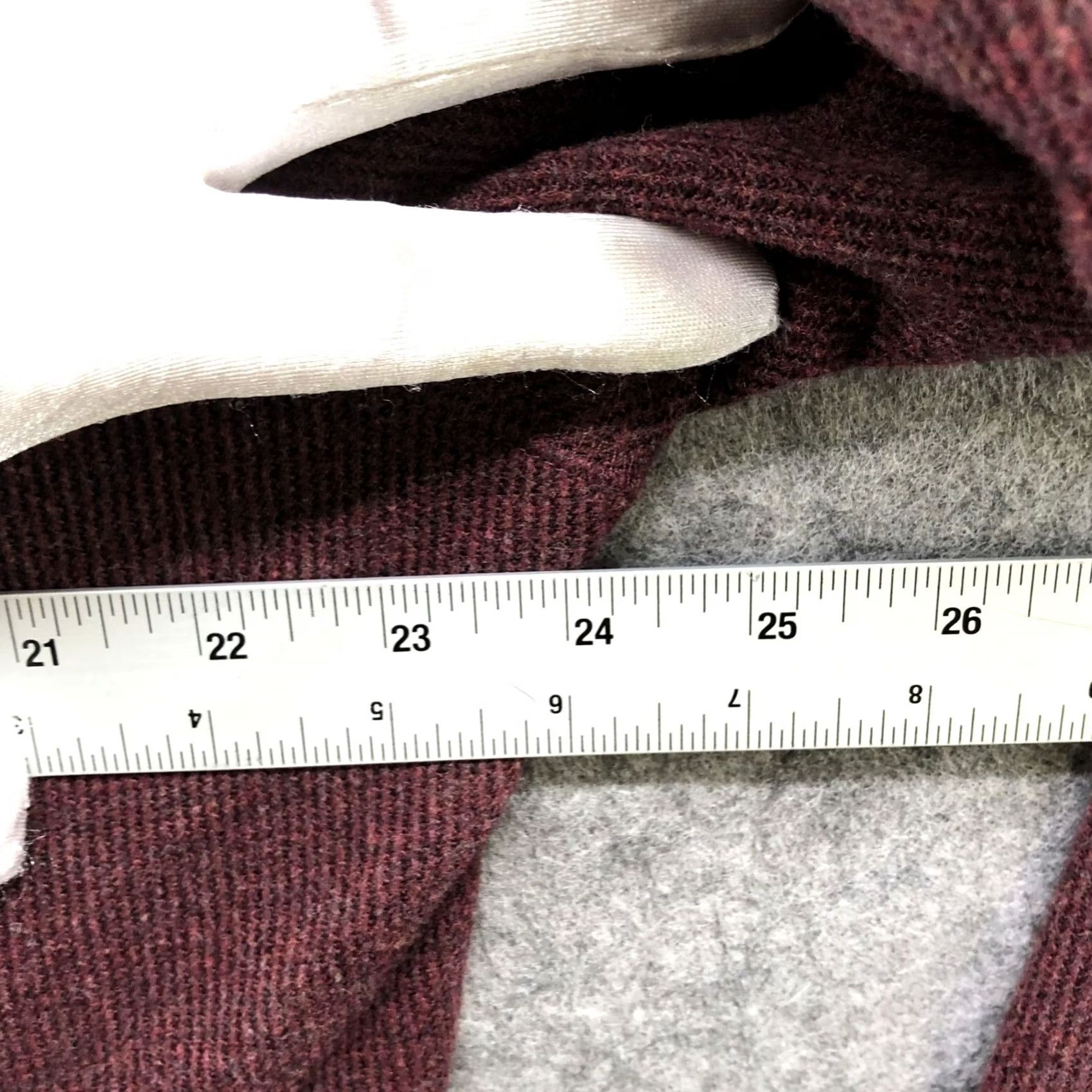 Banana Republic Banana Republic Sweatshirt Mens XL Wine Red Crewneck Pullover Knit Wool Blend Cotton Size US XL / EU 56 / 4 - 7 Thumbnail