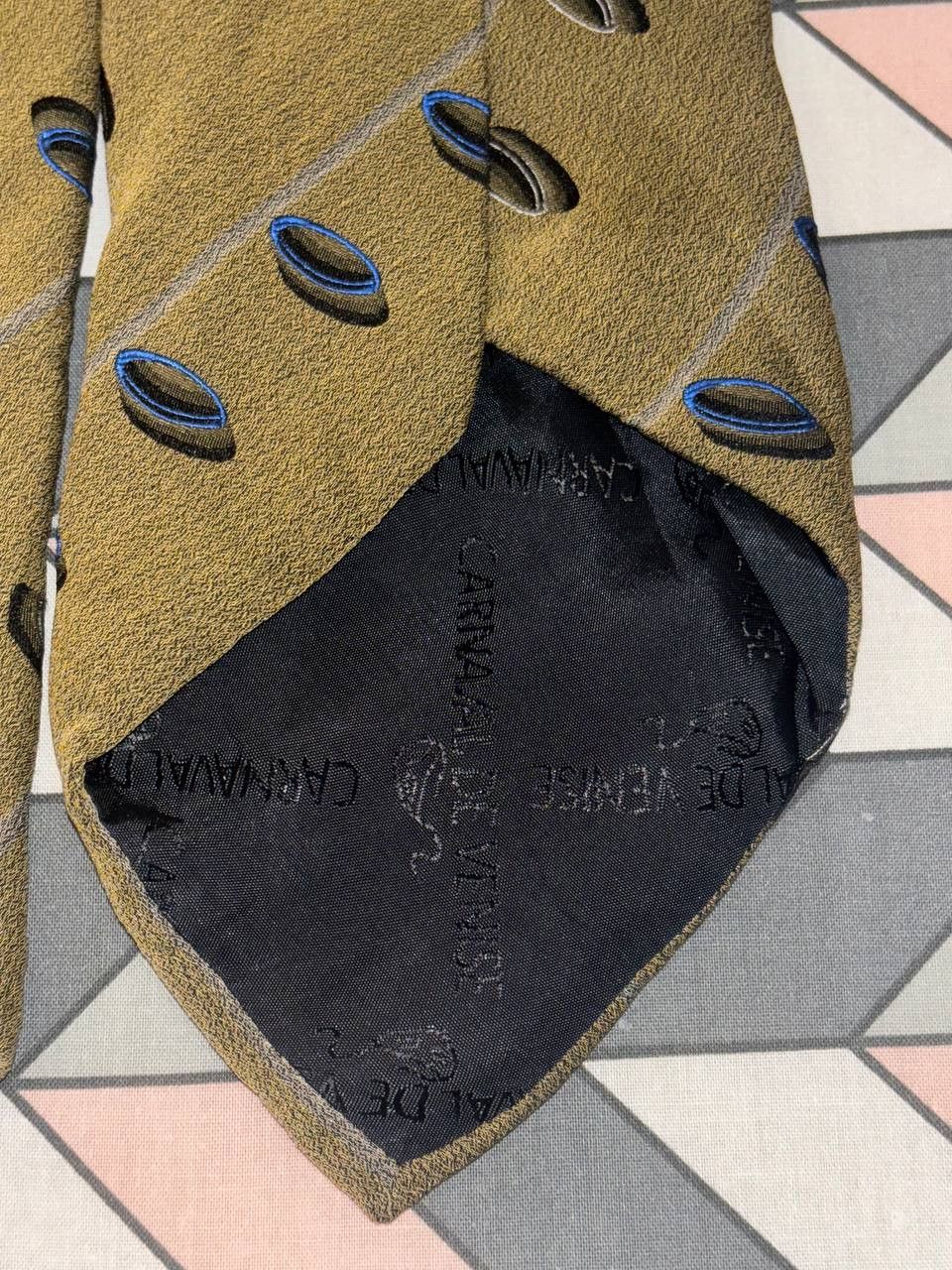 Vintage Vintage tie CARNAVAL DE VENISE Made in Italy 100% silk Size ONE SIZE - 9 Thumbnail