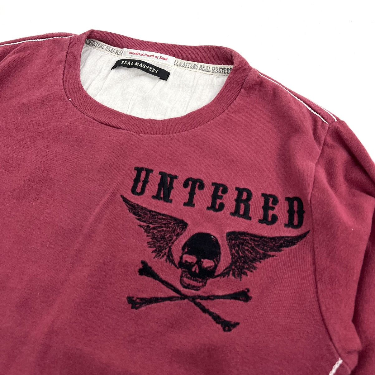 If Six Was Nine × Japanese Brand × Le Grande Bleu (L.G.B.) Vintage Real Master Skullbone Motorcycles LongSleeve Size US M / EU 48-50 / 2 - 12 Thumbnail