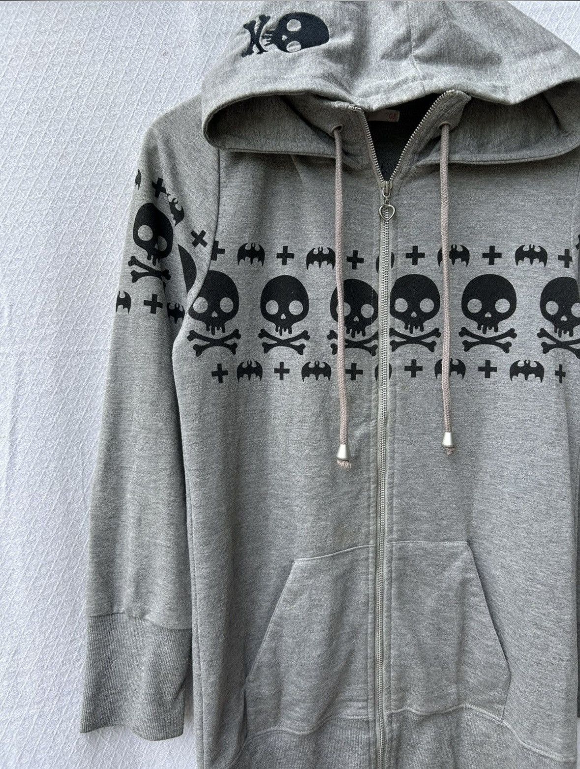 Japanese Brand Japanese style zip hoodie skull ifsixwasnine style Size US M / EU 48-50 / 2 - 3 Thumbnail