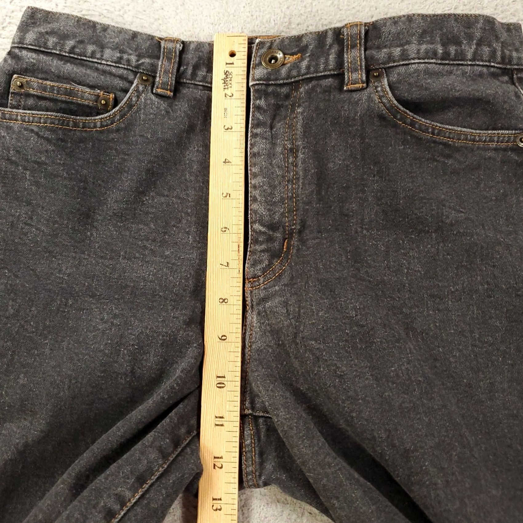 CO Lauren Jeans Co Womens Jeans Black Denim Stretch 8 30x30 Premium Size 30" / US 8 / IT 44 - 3 Thumbnail