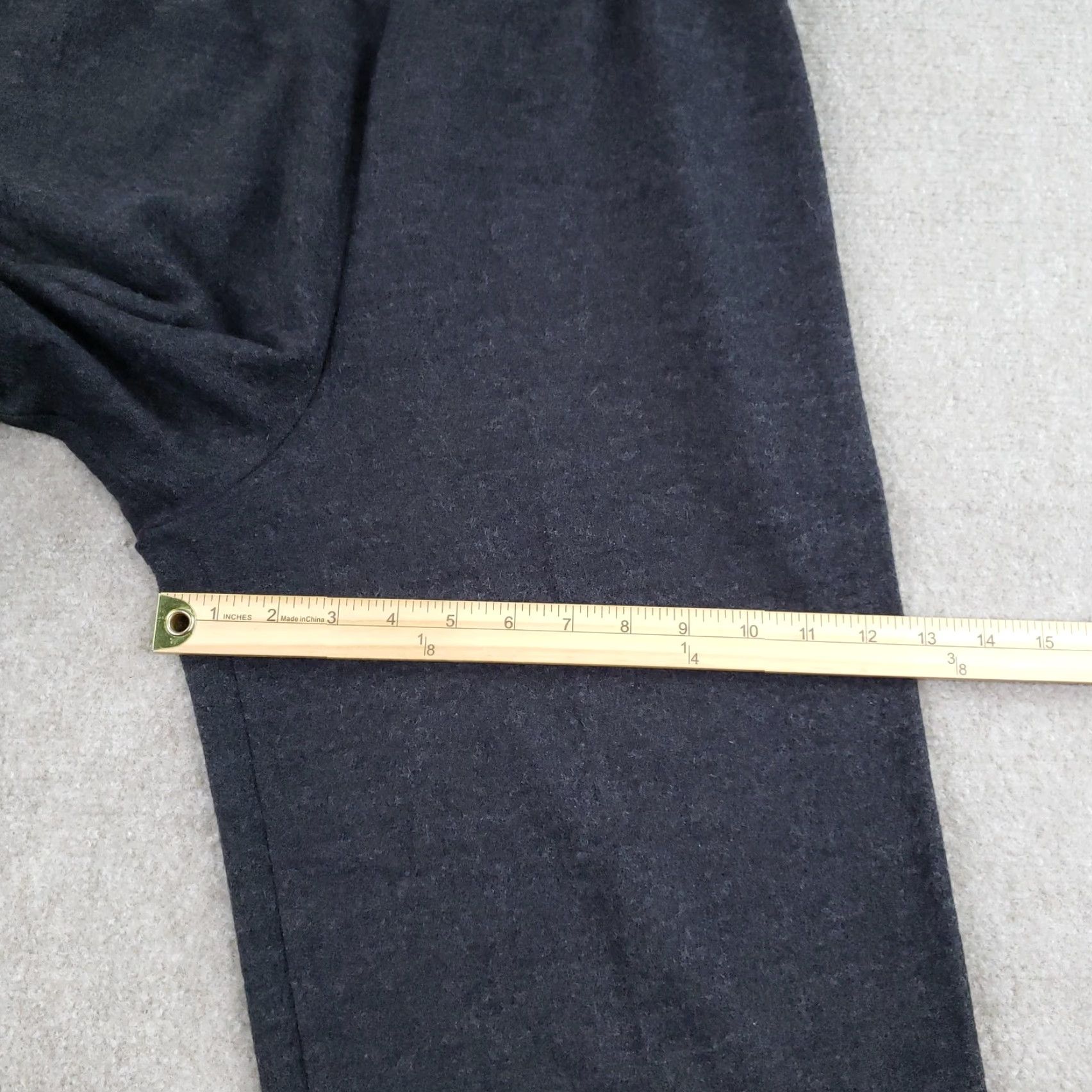 Eileen Fisher Eileen Fisher Pants Womens Medium Dark Gray Knit Pull On Straight Leg USA Size 32" / US 10 / IT 46 - 5 Thumbnail