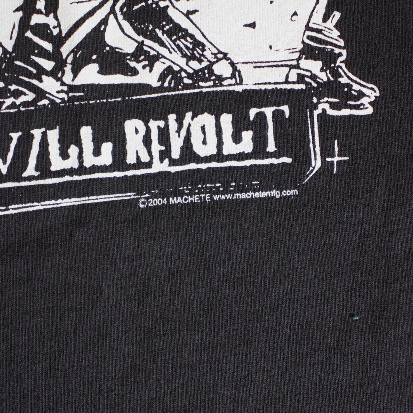 Vintage 2004 A Global Threat Kids Will Revolt Tee Size US M / EU 48-50 / 2 - 2 Thumbnail