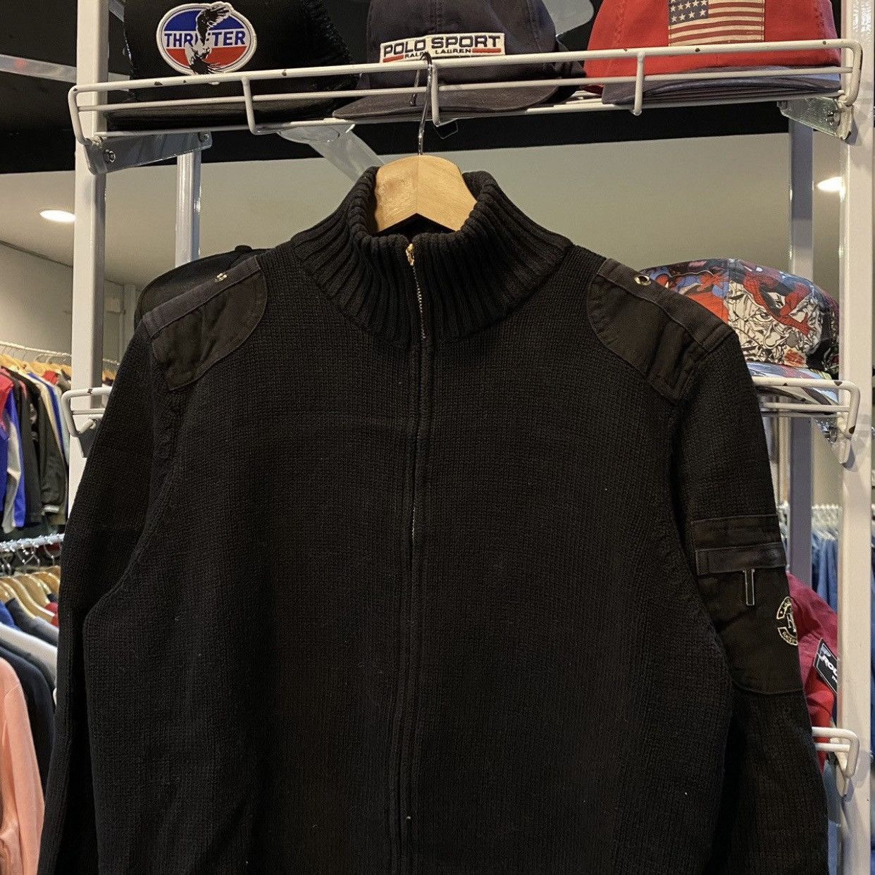 Lauren Ralph Lauren Vintage Lauren Ralph Lauren Black Full Zip Sweater Jacket Size US S / EU 44-46 / 1 - 3 Thumbnail