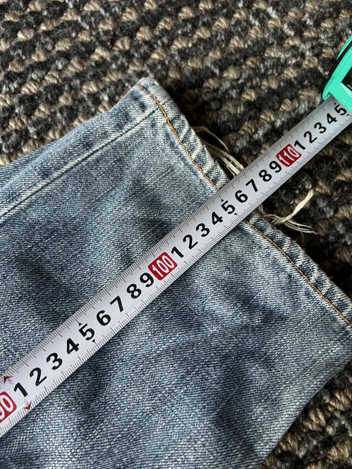 Evisu 00’s Evisu Daicock Distressed Denim Jeans Lot 2 Rare Size US 33 - 12 Thumbnail