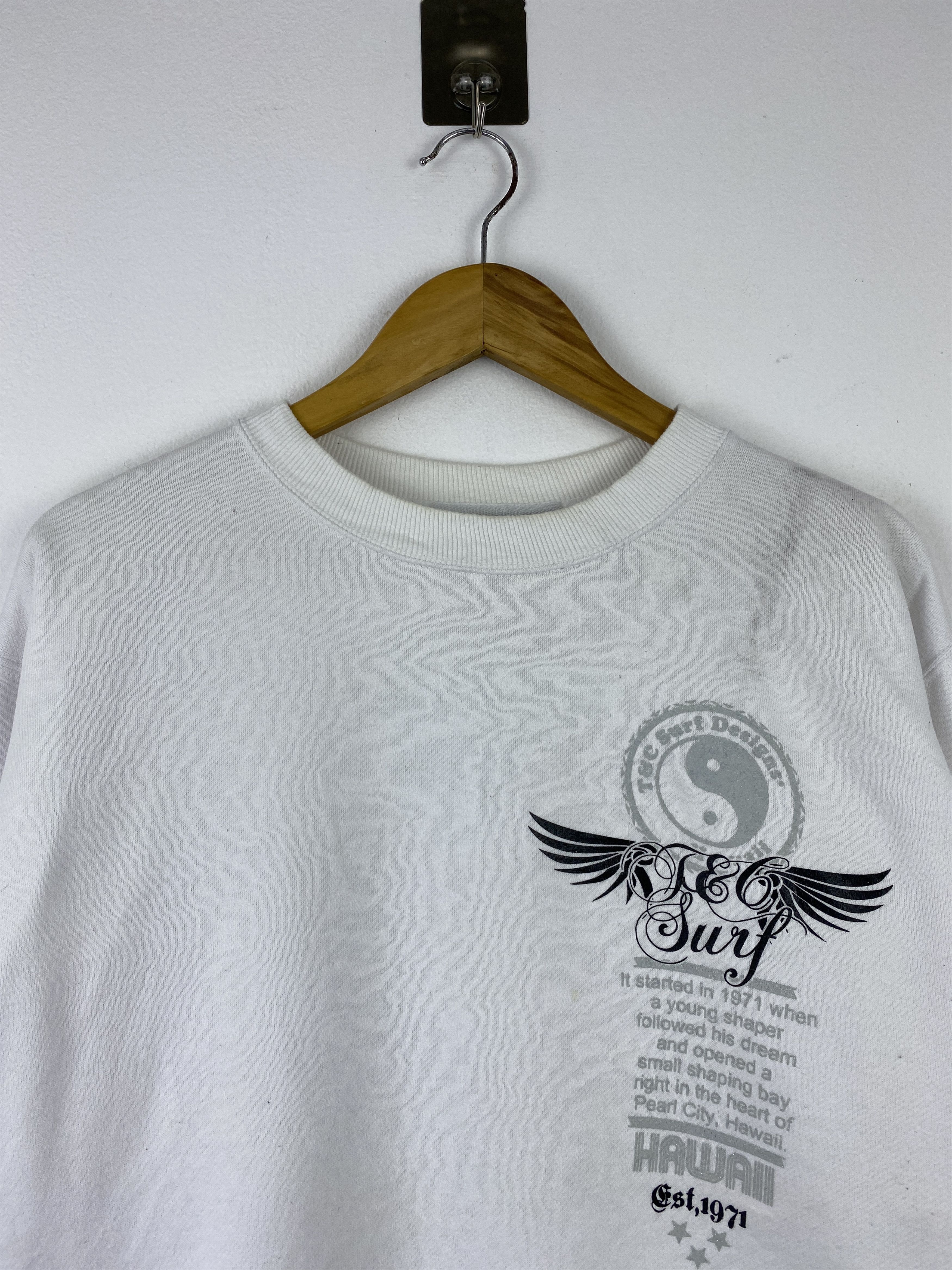 Japanese Brand Vintage T&C Surf Hawaii Yin Yang Crewneck BP0056 Size US XL / EU 56 / 4 - 2 Thumbnail