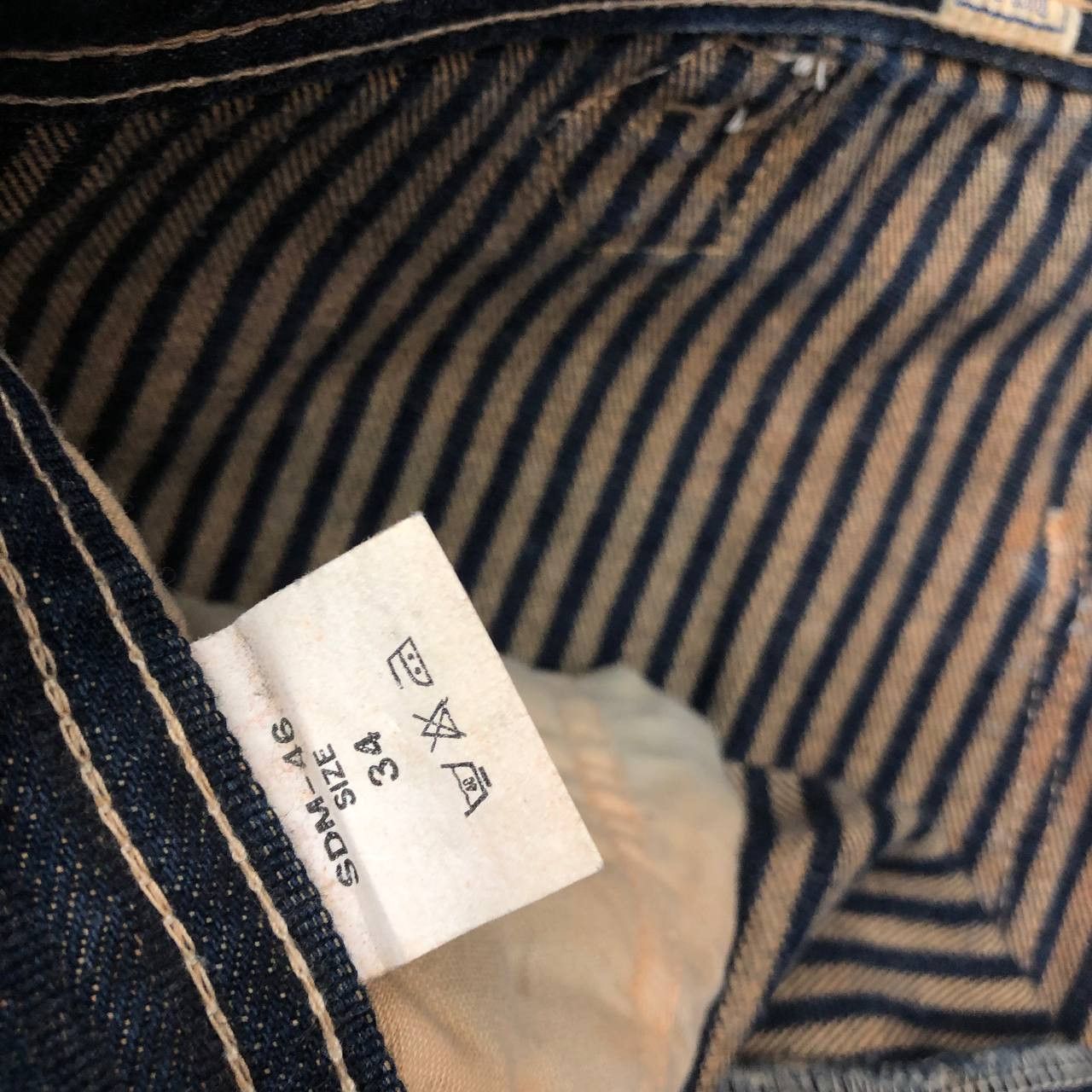 Vintage P54 VTG SALTY DOG x UNION MADE BAGGY CARPENTER JEANS Size US 31 - 10 Thumbnail