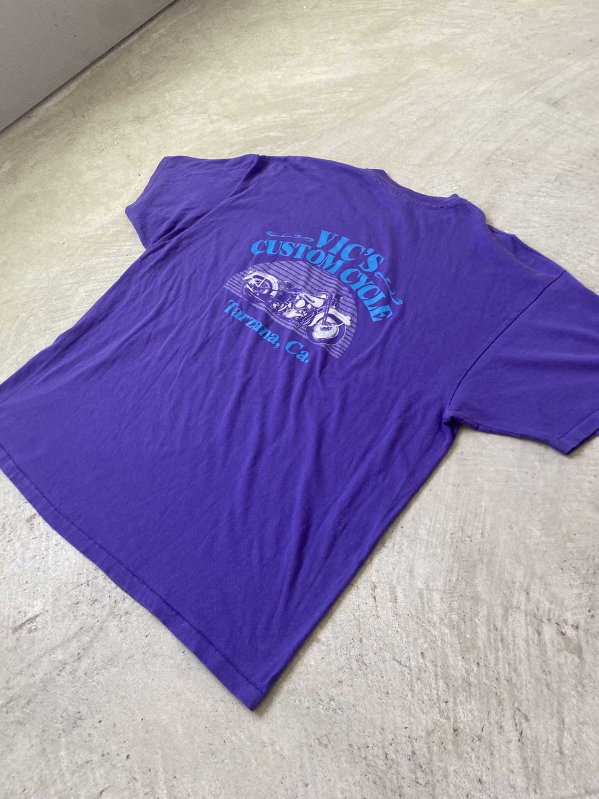 Hanes Vic’s Custom Cycle Motorcycle Pocket TShirt Size US XXL / EU 58 / 5 - 4 Thumbnail