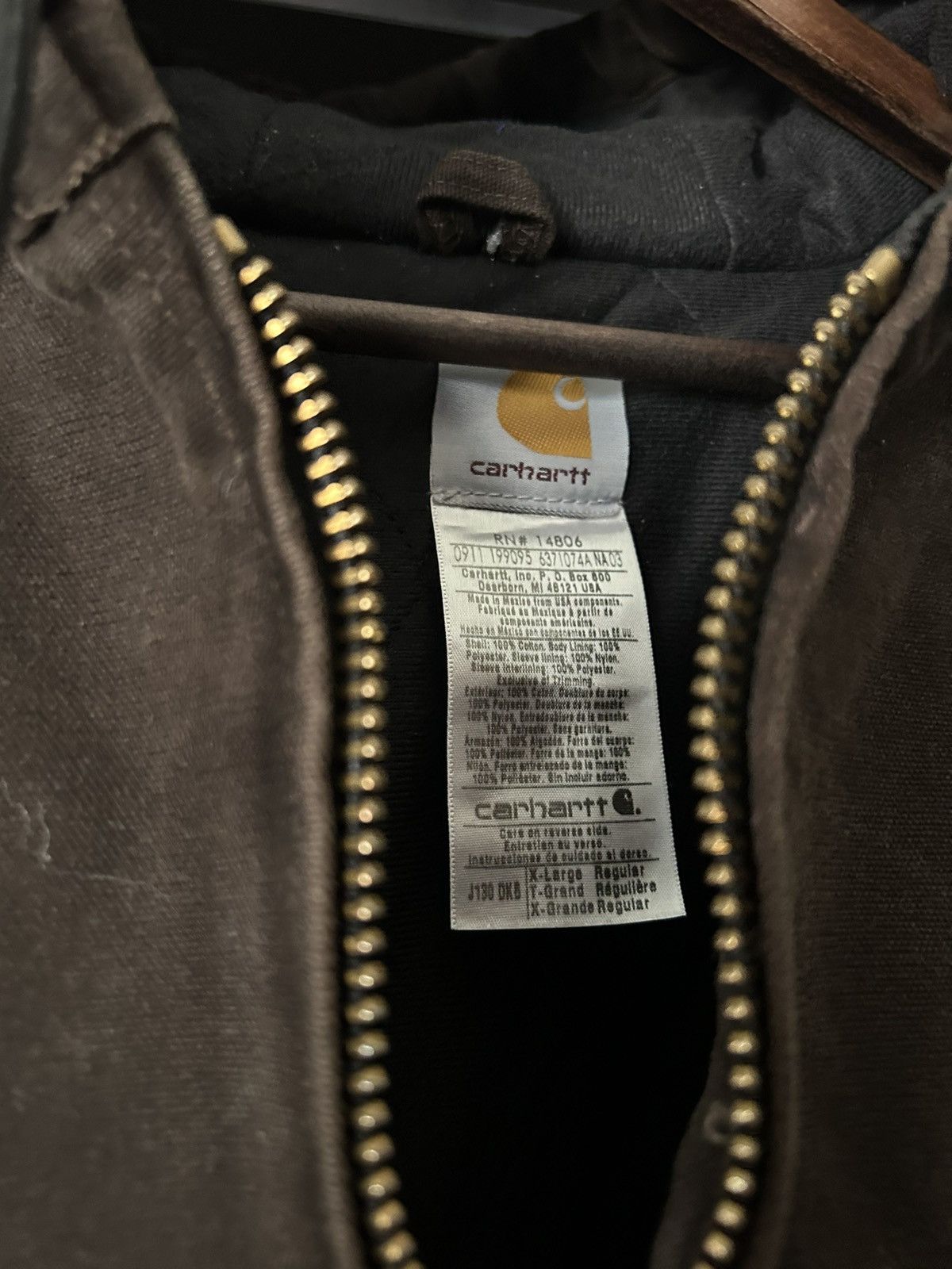 Carhartt BROWN Carhartt J130 Size US XL / EU 56 / 4 - 4 Thumbnail