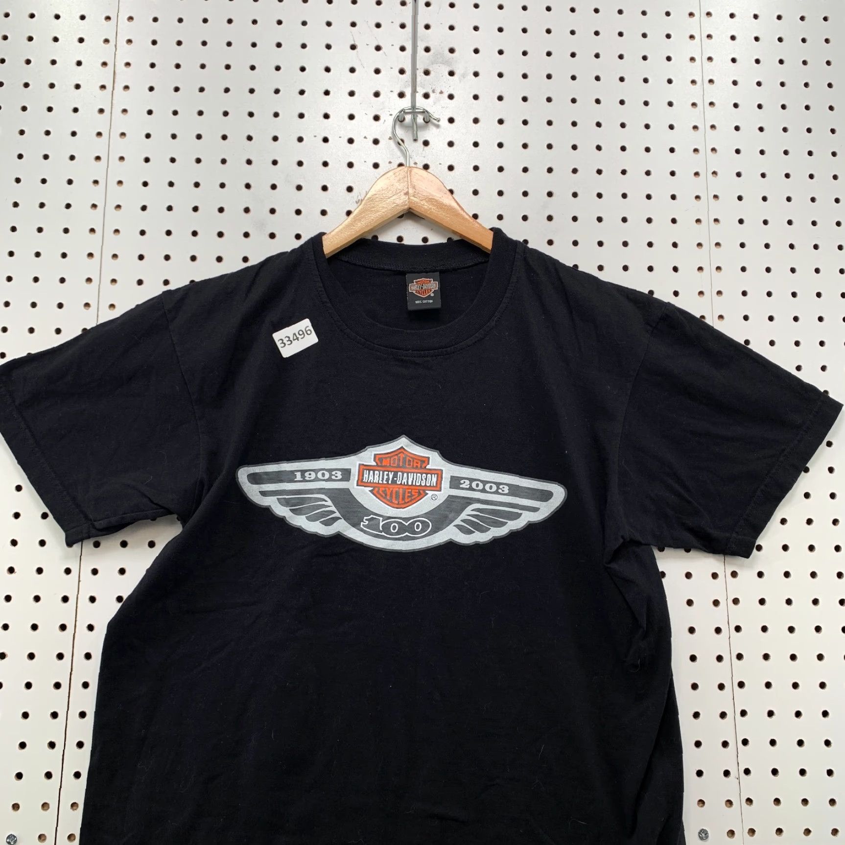 Harley Davidson VINTAGE Harley-Davidson Shirt Mens M Black Motorcycle 90s Rider Society Thailand 20.5x26.5 Size US M / EU 48-50 / 2 - 6 Thumbnail