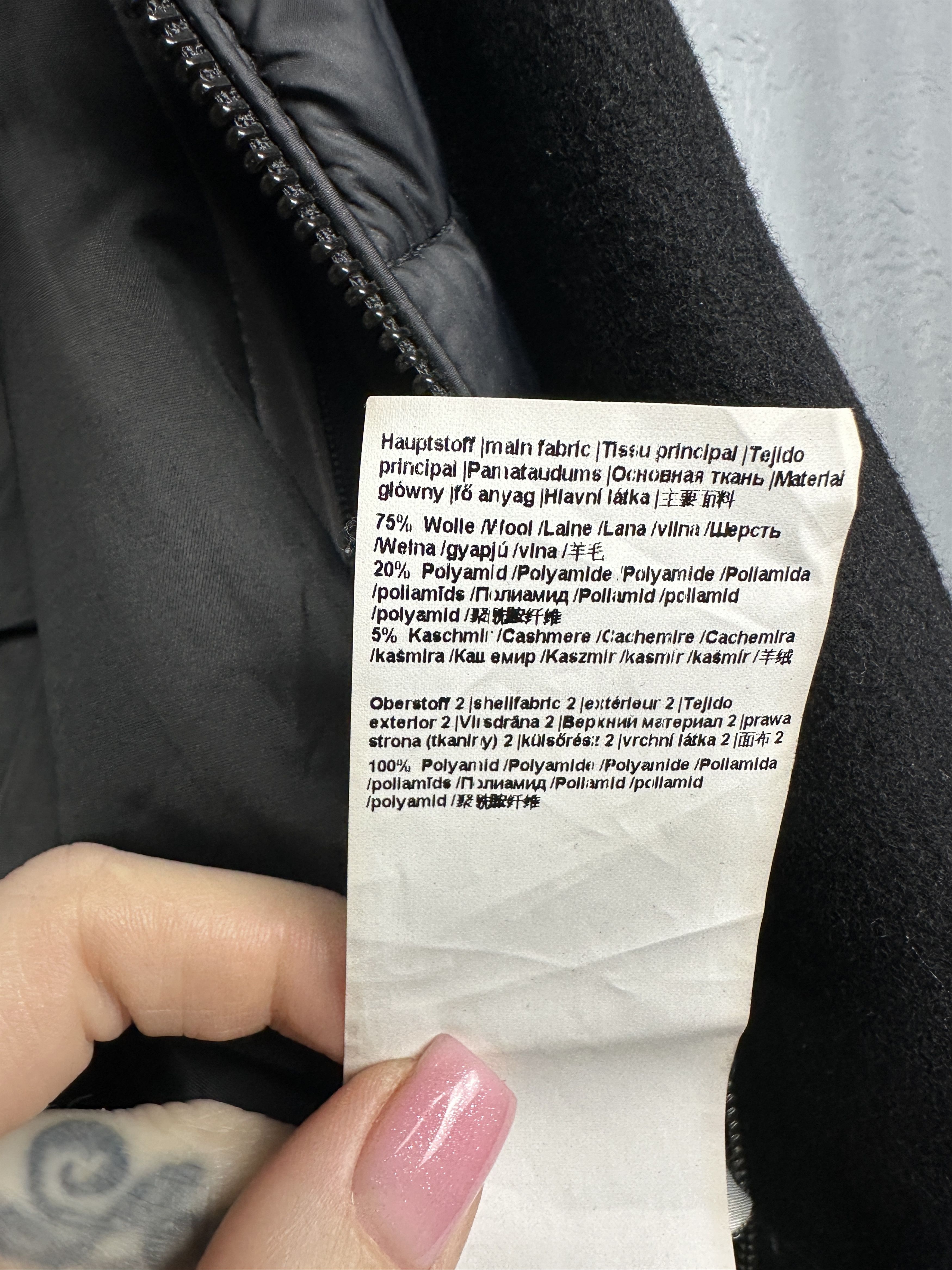 Strellson Strellson Mens Wool Cashmere Coat Jacket Size US L / EU 52-54 / 3 - 7 Thumbnail