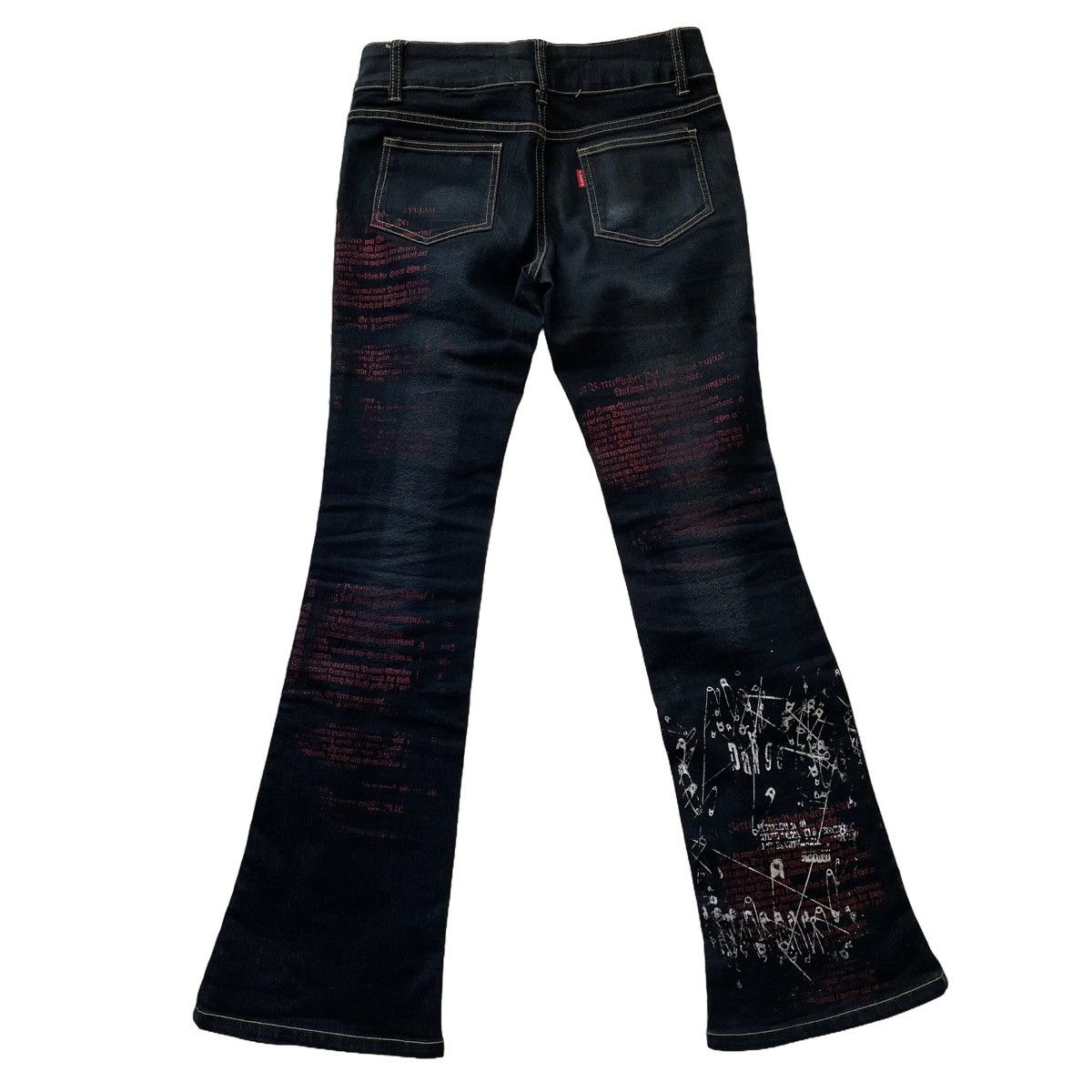 Japanese Brand h.NAOTO Distressed Denim Size US 29 - 2 Thumbnail