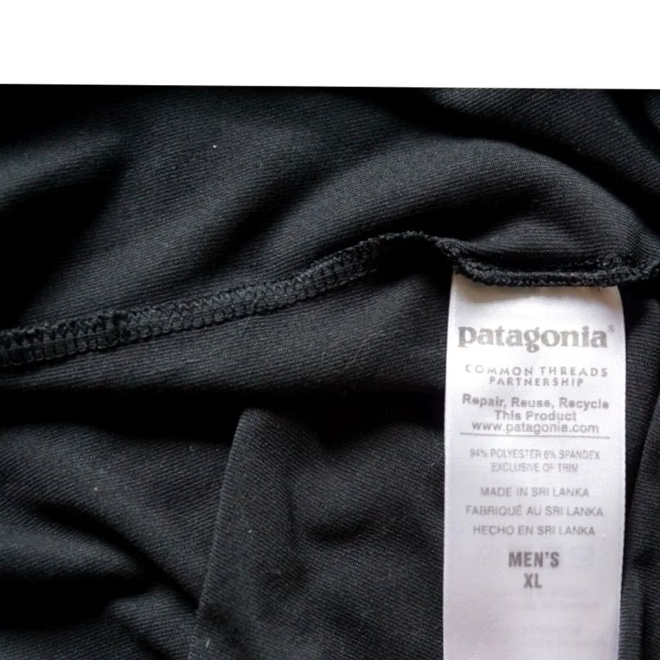 Patagonia Patagonia Men's Long-Sleeved Daily Capilene Base Layer Shirt XL Black Size US XL / EU 56 / 4 - 6 Thumbnail