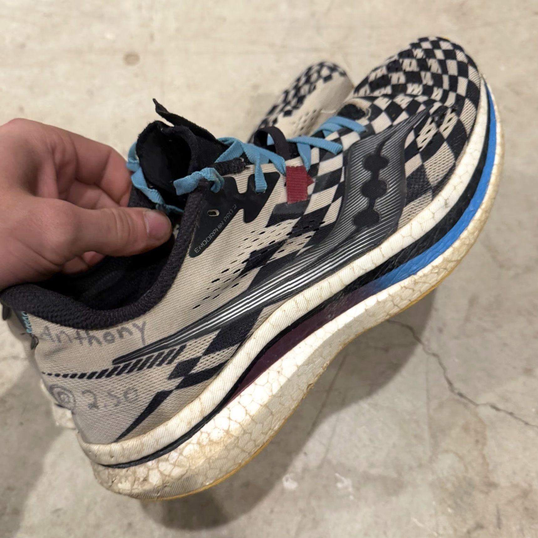 Saucony Saucony Endorphin Pro 2 Reverie S20687-40 Size 9.5 DISTRESSED Sneaker Men US 9.5 Running Gym Training Walking Athletic Size US 9 / EU 42 - 4 Thumbnail