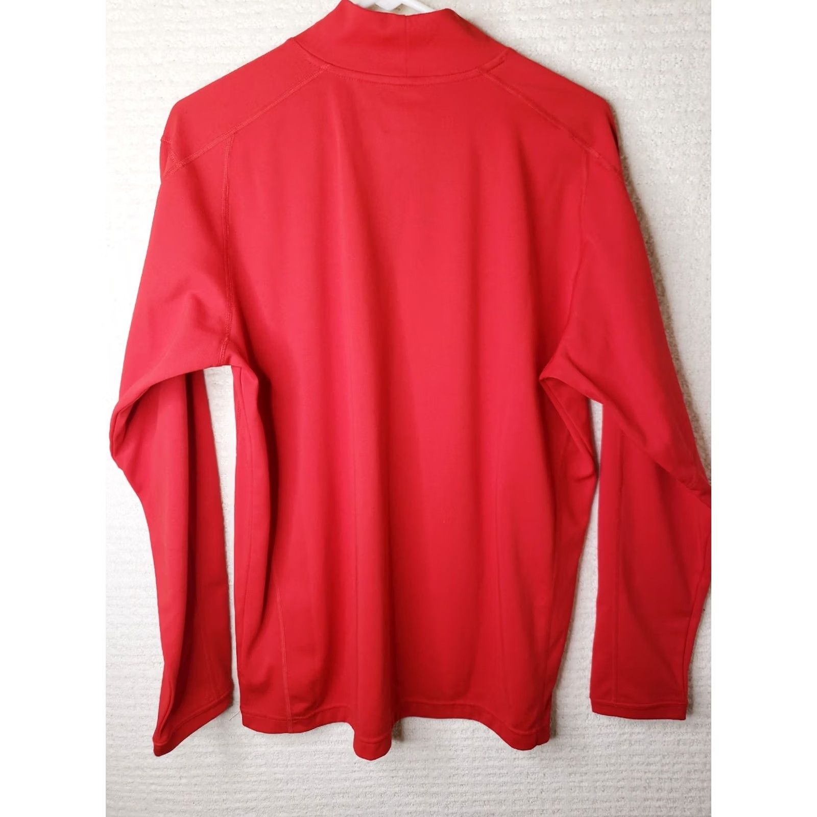 Vintage Columbia Omni-Wick Shirt Mens Large Red 1/4 Zip Long Sleeve Pullover Golf Hiking Running Walking Omn i-Wick Size US L / EU 52-54 / 3 - 6 Thumbnail