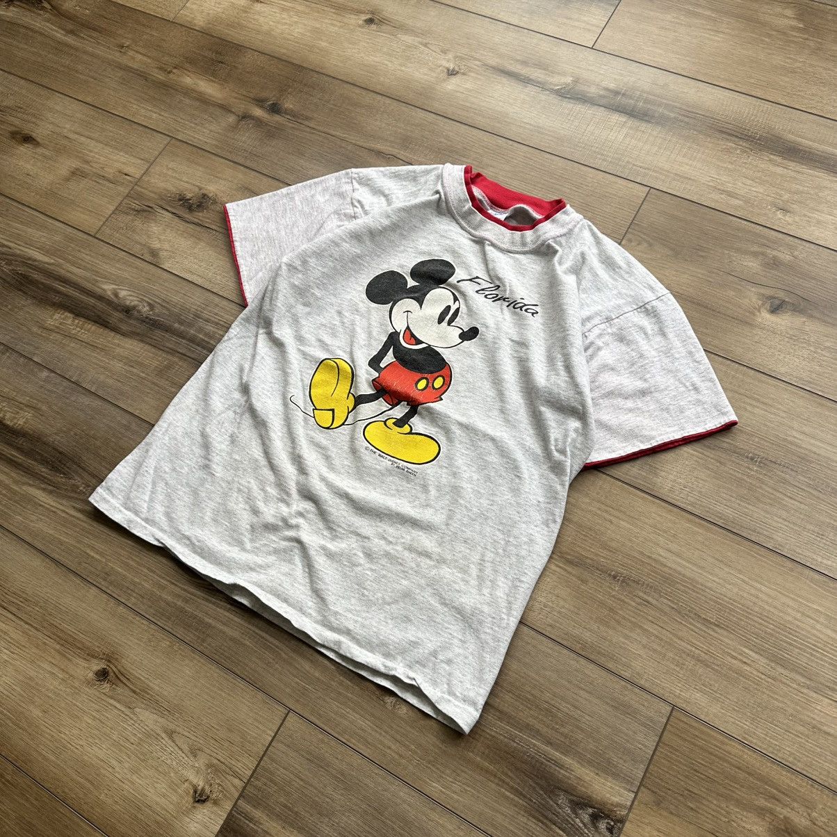 Velva Sheen Vintage 80s Disney Mickey Mouse Single Stitch Graphic Tee Size US M / EU 48-50 / 2 - 3 Thumbnail
